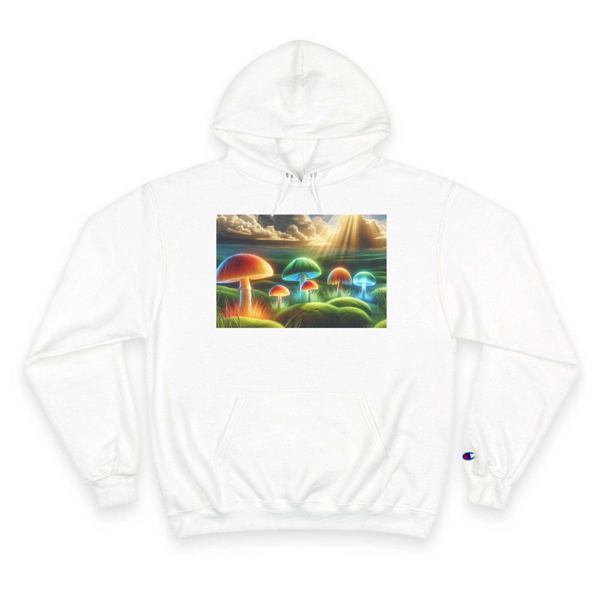 Mushroom Art Champion Hoodie