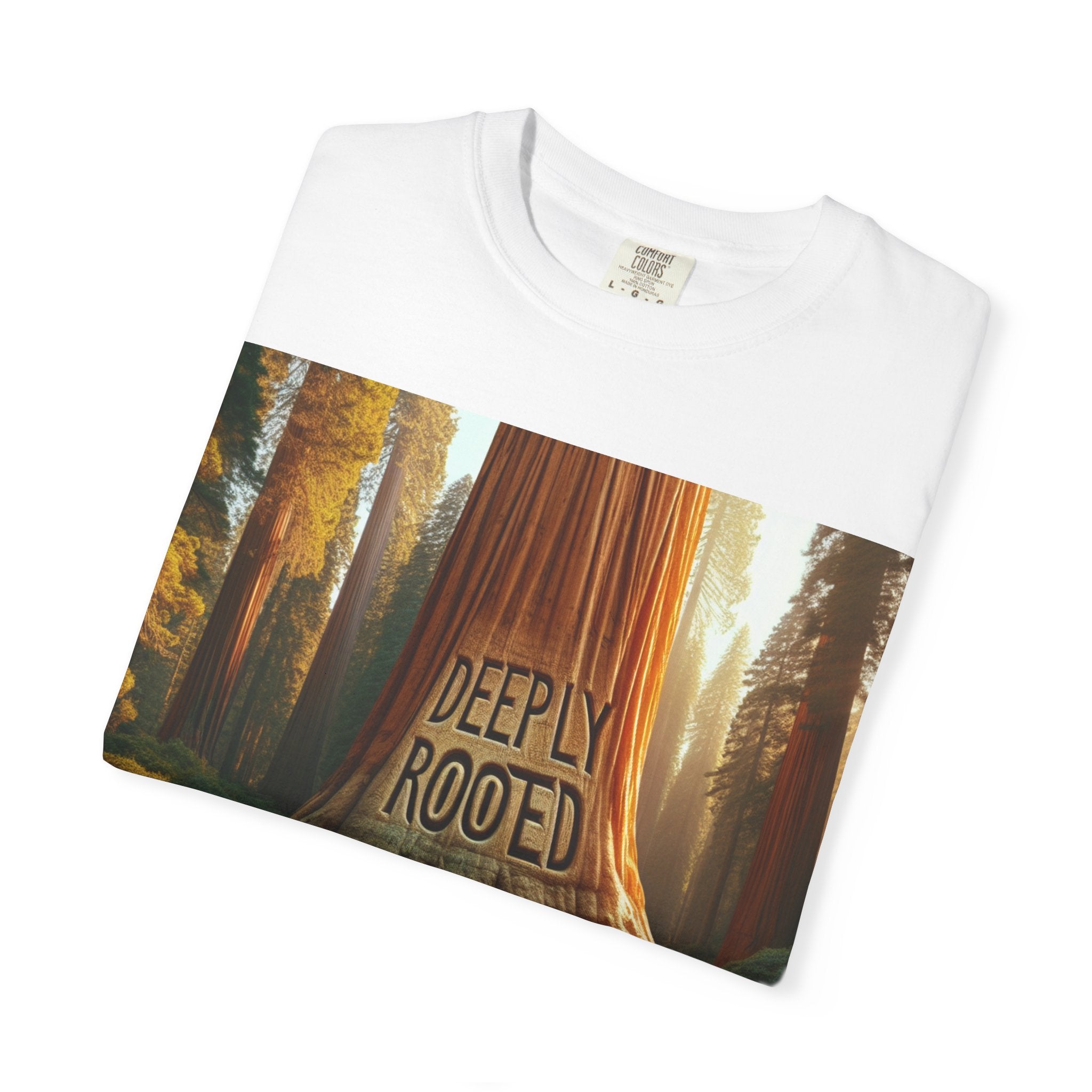 Deeply Rooted Tee, Unisex T-shirt, Nature Lover Shirt, Vintage Style Apparel, Eco-Friendly Gift, Festival Wear