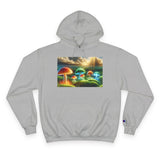 Mushroom Art Champion Hoodie