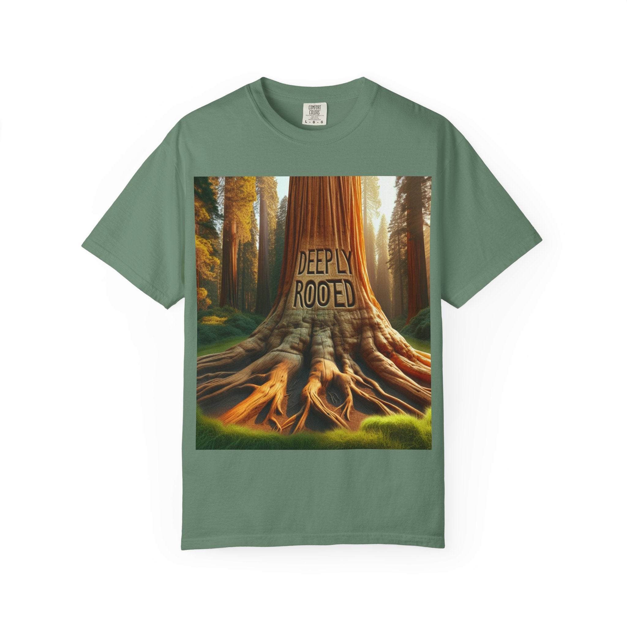 Deeply Rooted Tee, Unisex T-shirt, Nature Lover Shirt, Vintage Style Apparel, Eco-Friendly Gift, Festival Wear