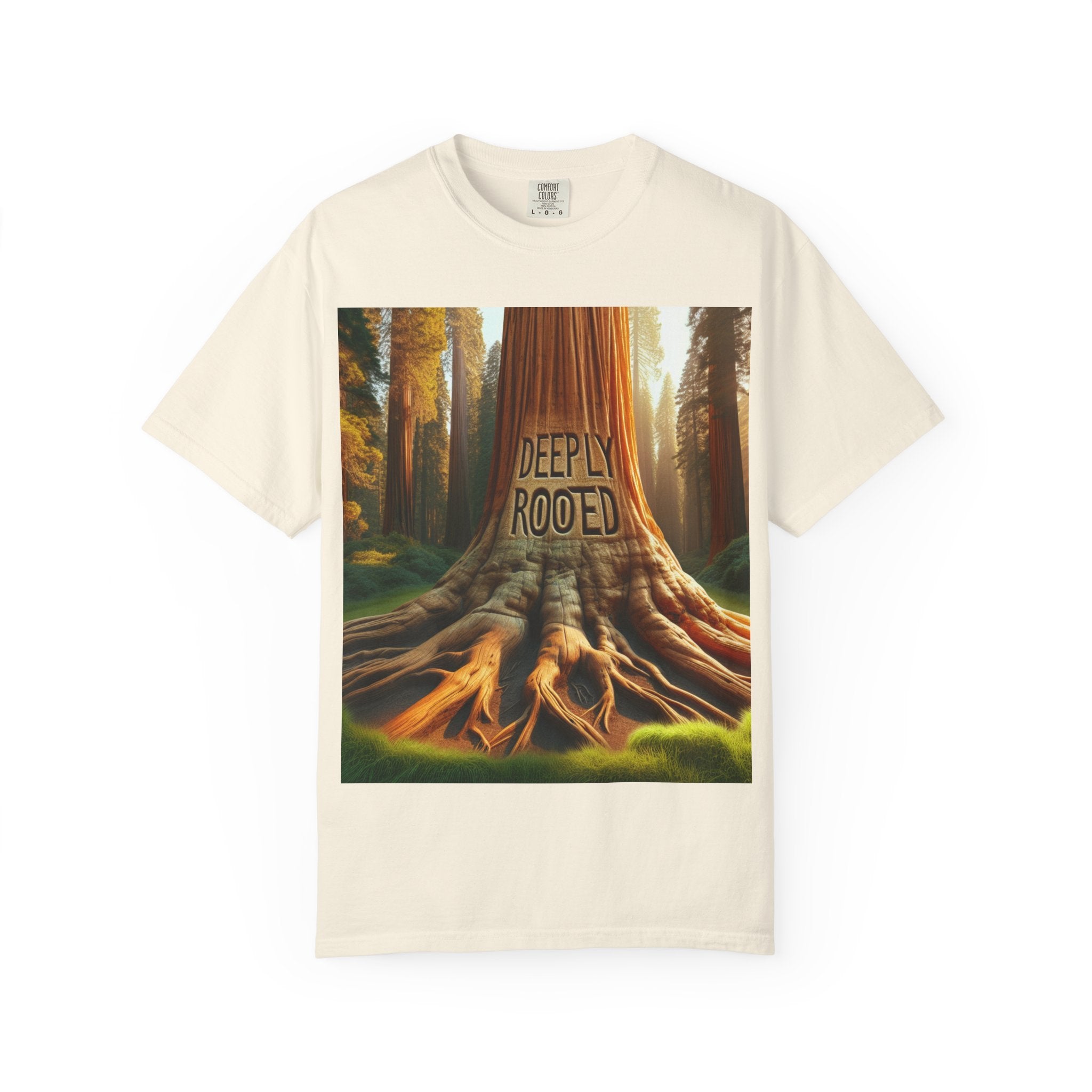 Deeply Rooted Tee, Unisex T-shirt, Nature Lover Shirt, Vintage Style Apparel, Eco-Friendly Gift, Festival Wear