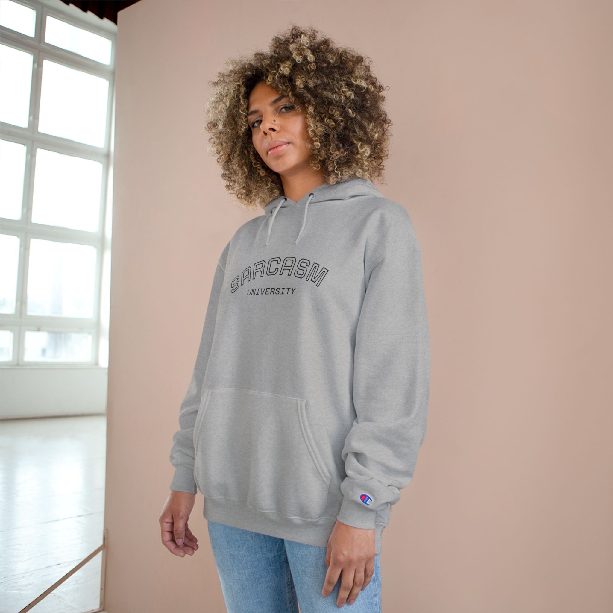 Sarcasm University  Champion Hoodie