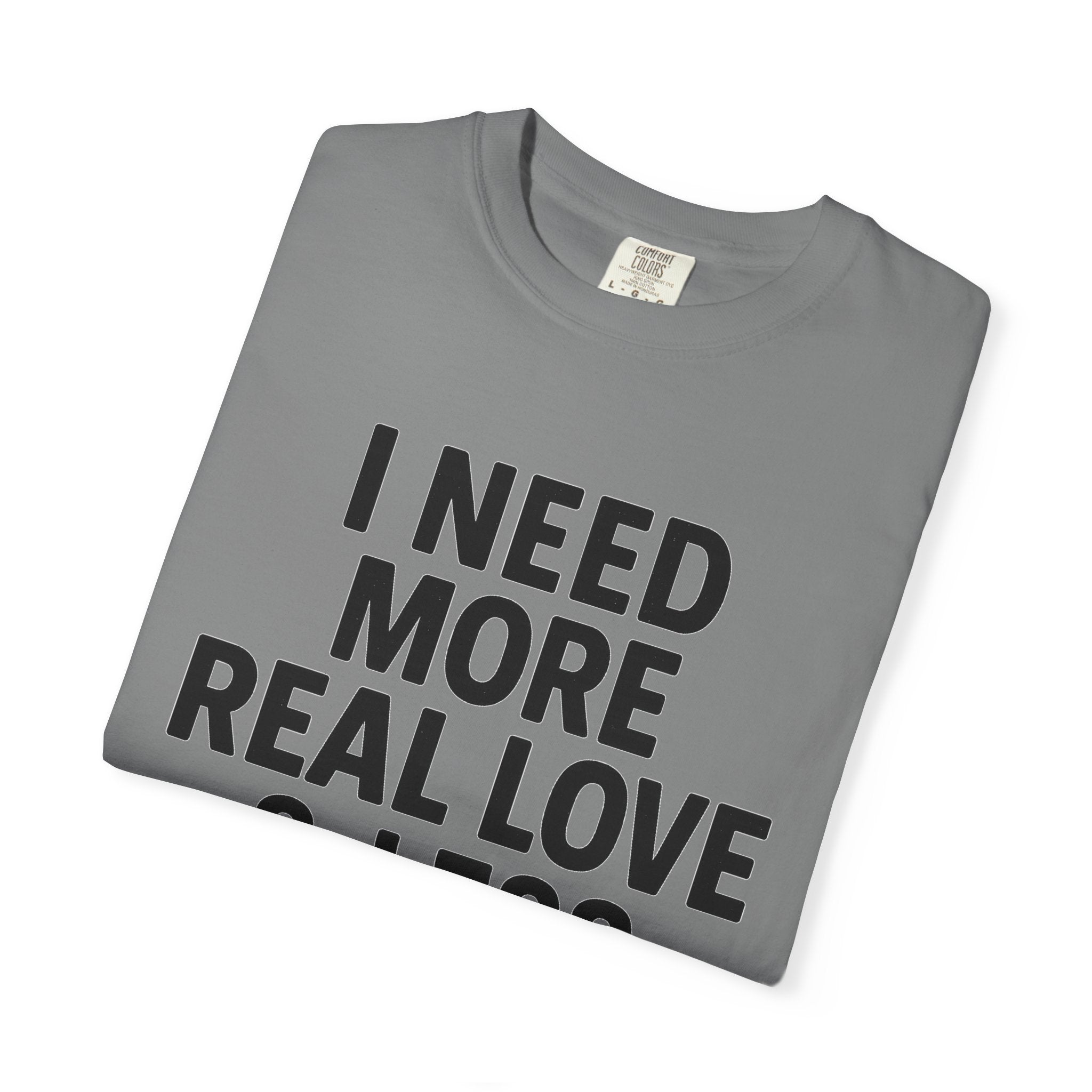 Real Love Less Fake Laughs Floral Tee