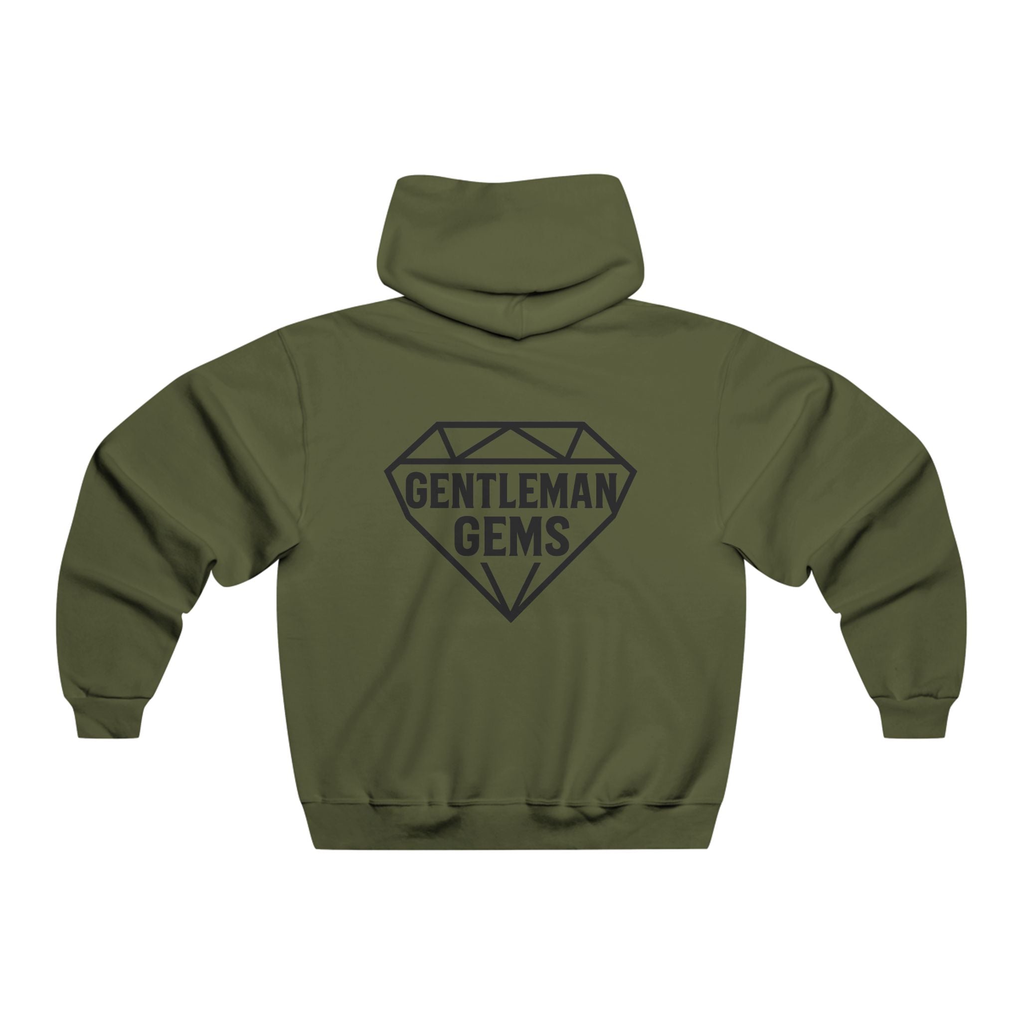 Gentleman Gems Hoodie, Stylish Sweatshirt for Men, Gift for Him, Casual Fashion, Perfect for Birthdays, Relaxed Fit, Winter Layering
