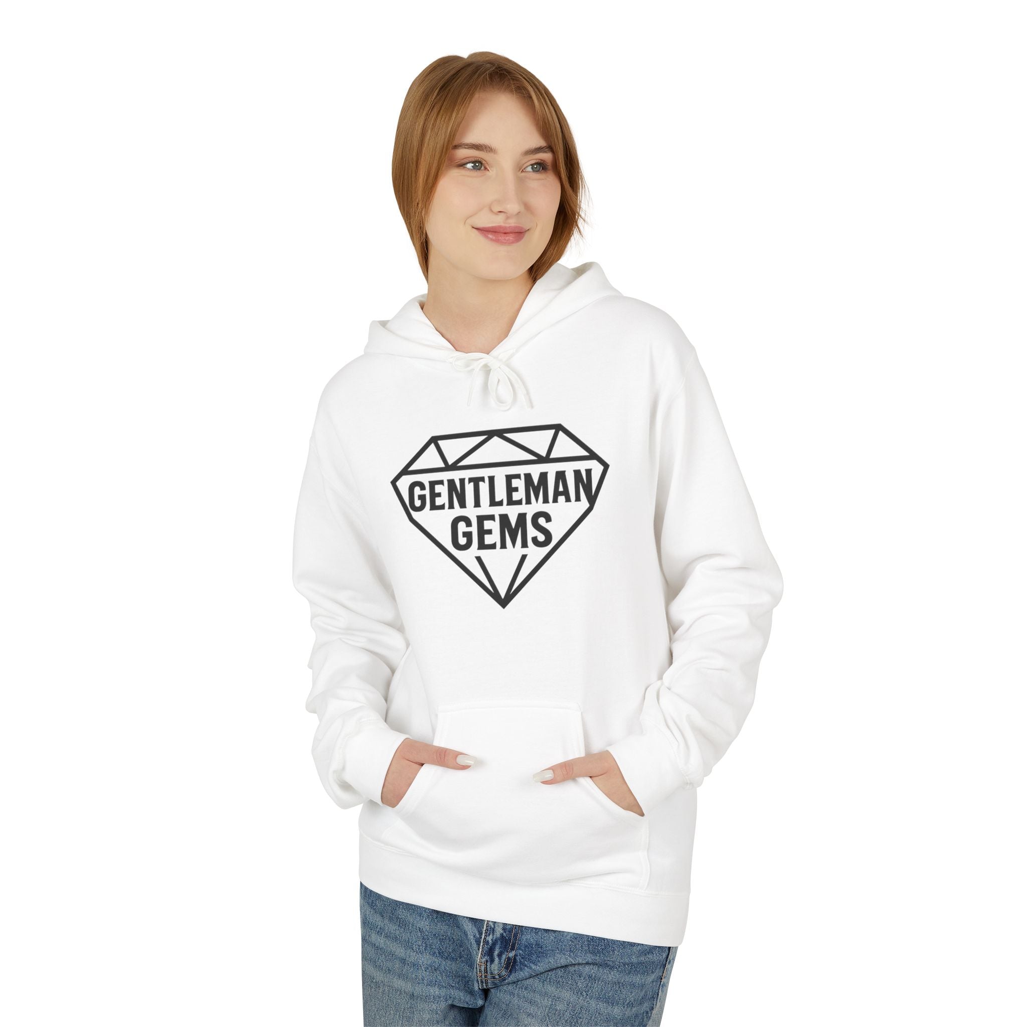 Gentleman Gems Logo Midweight Hoodie | Stylish Casual Wear | Great for Any Occasion