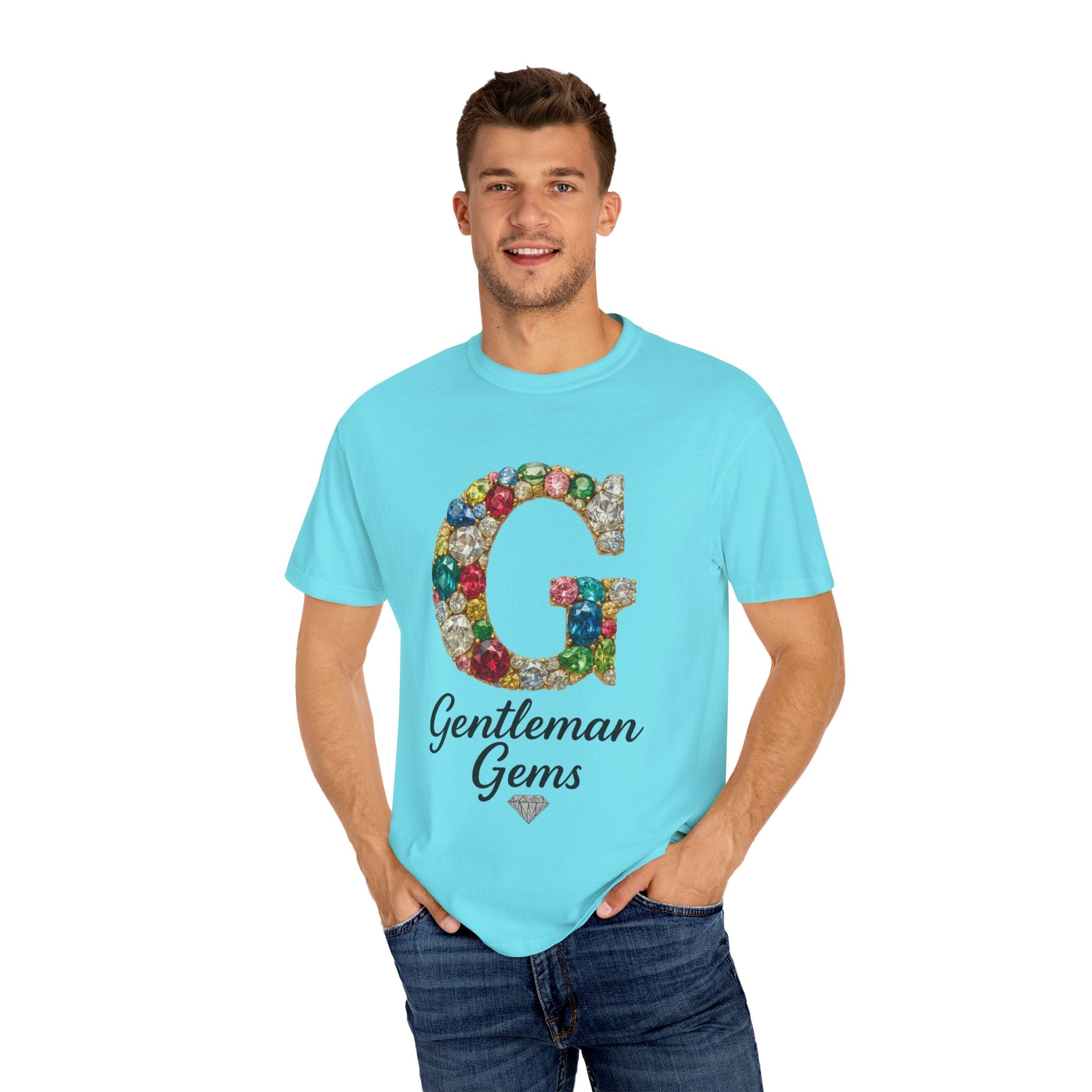 G Gem encrusted Gentleman Gem , Unisex Graphic Tee