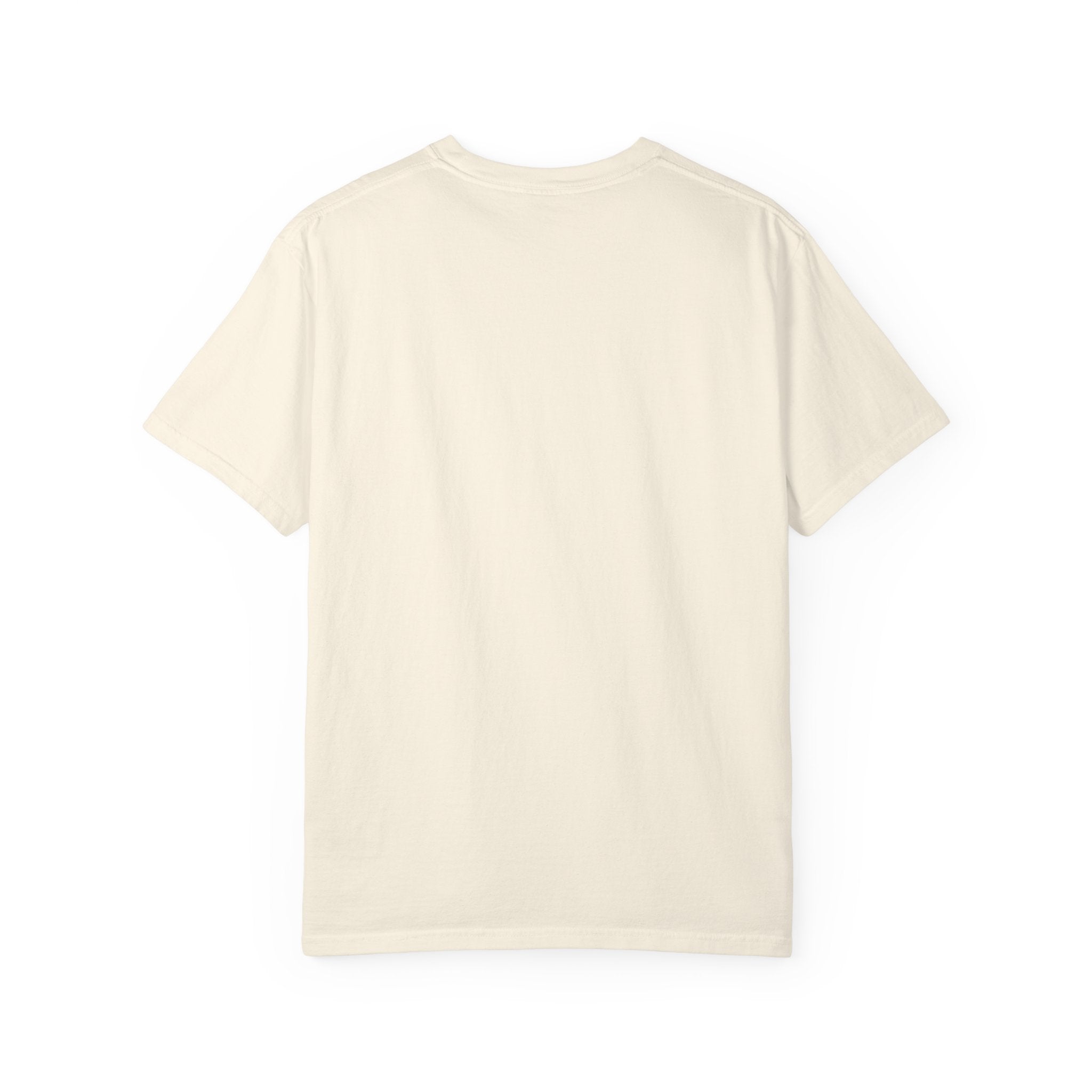 Garment-Dyed T-shirt with 'WE DON'T PLAY'