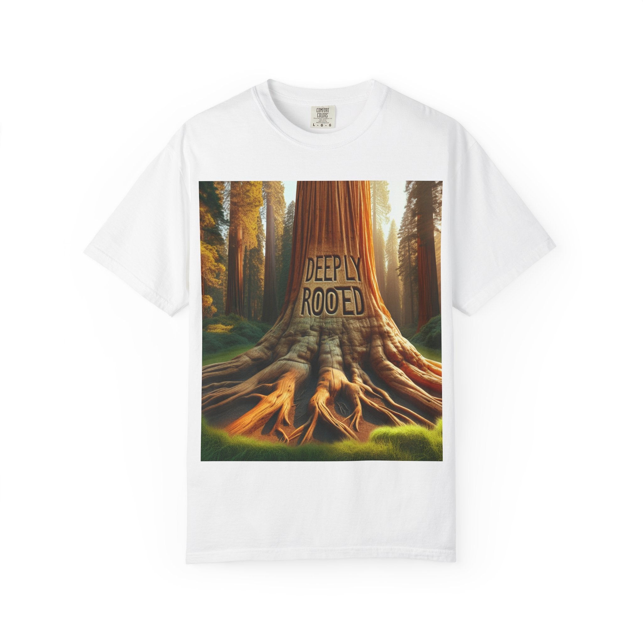 Deeply Rooted Tee, Unisex T-shirt, Nature Lover Shirt, Vintage Style Apparel, Eco-Friendly Gift, Festival Wear