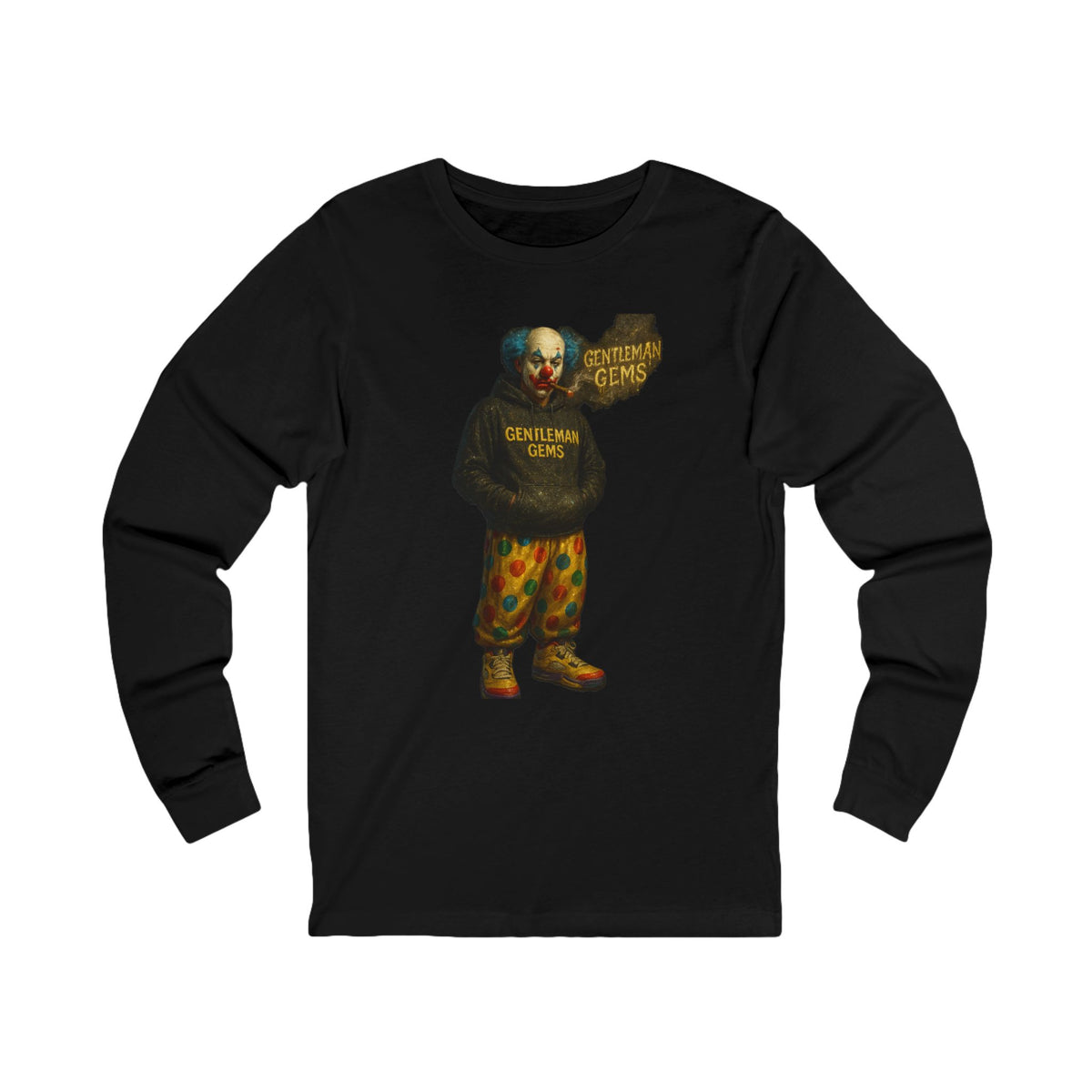Gentleman Gems Long Sleeve Tee, Casual Fashion Tee, Gift for Him, Fun Graphic Top, Unisex Apparel, Streetwear Style, Festival Wear