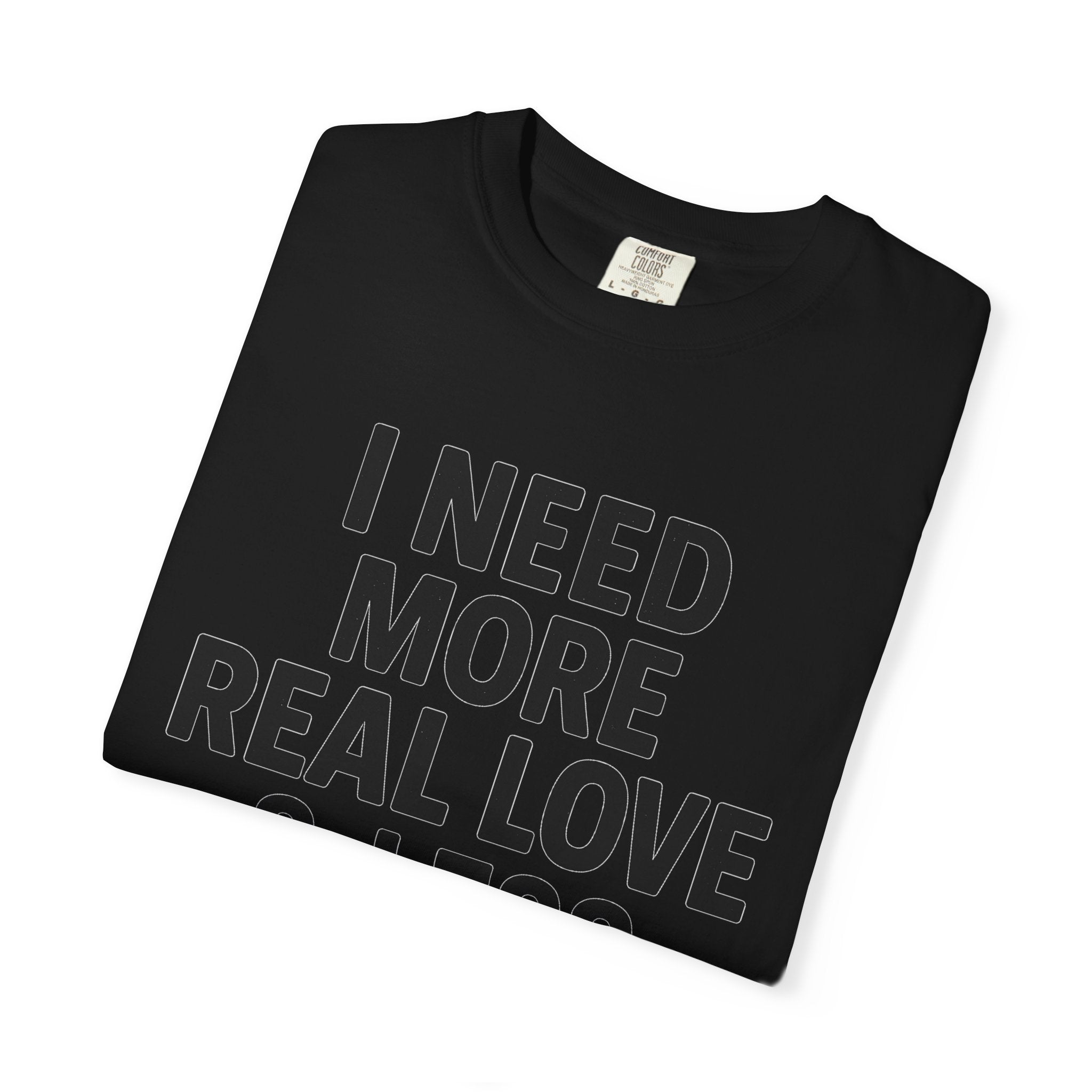 Real Love Less Fake Laughs Floral Tee