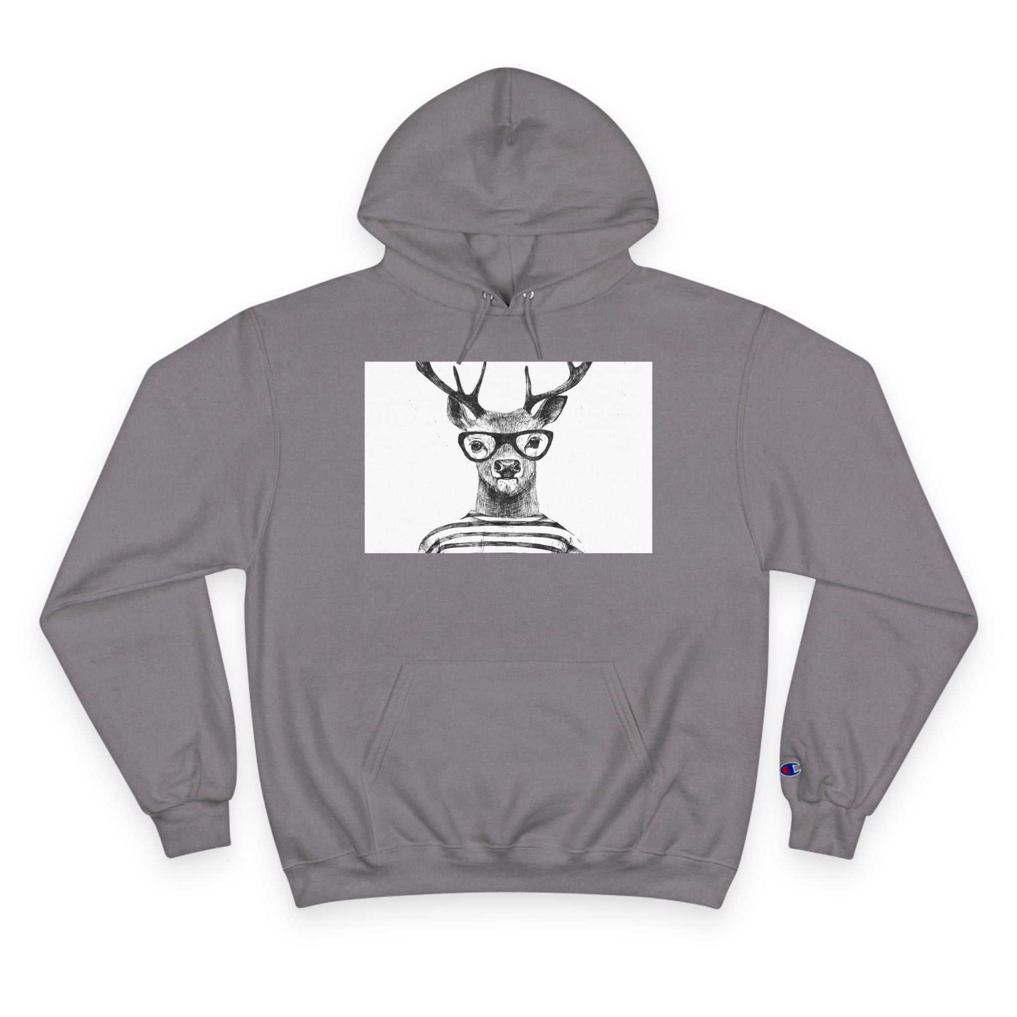 Deer Dad Champion Hoodie