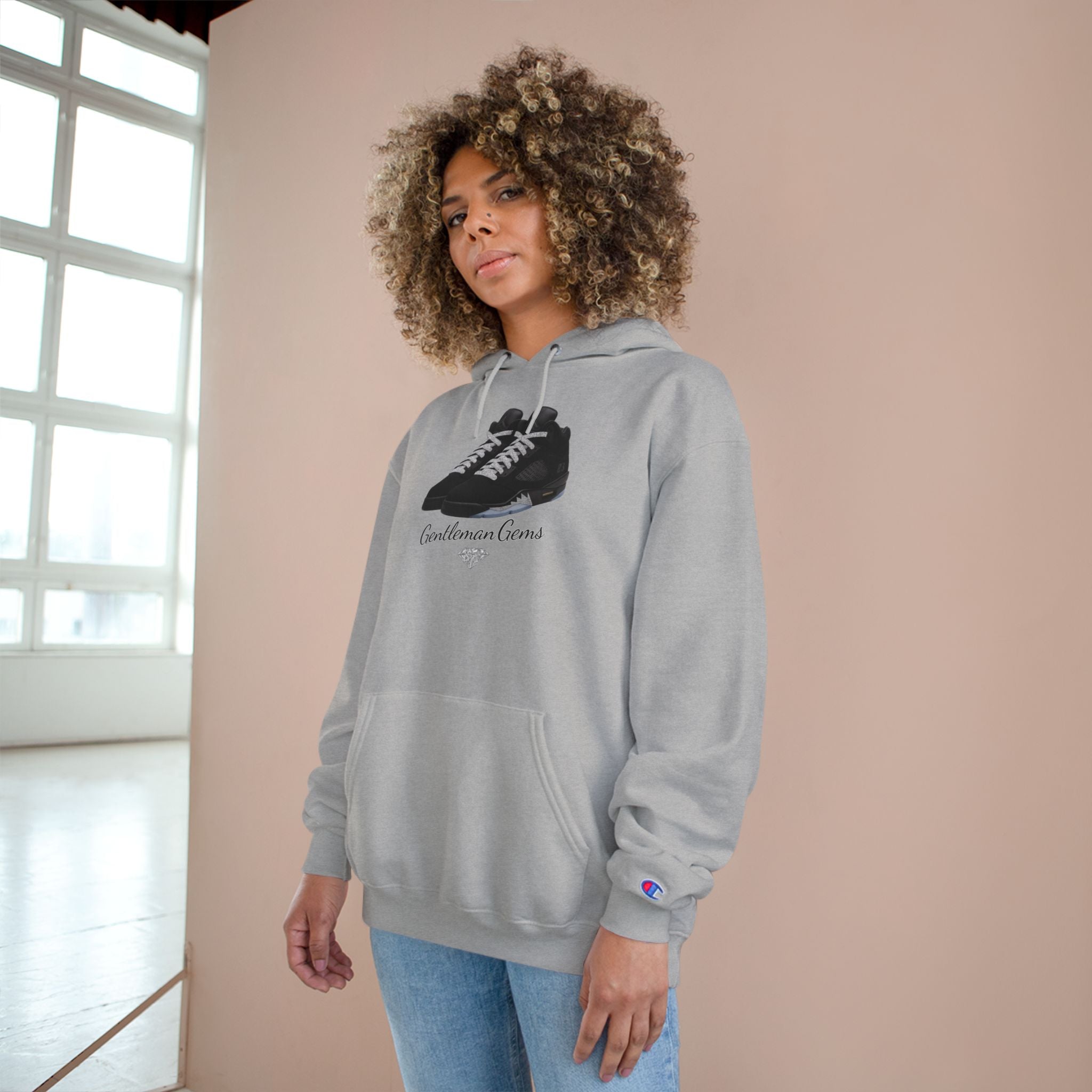 Gem Diamond Js  Design - Champion Hoodie