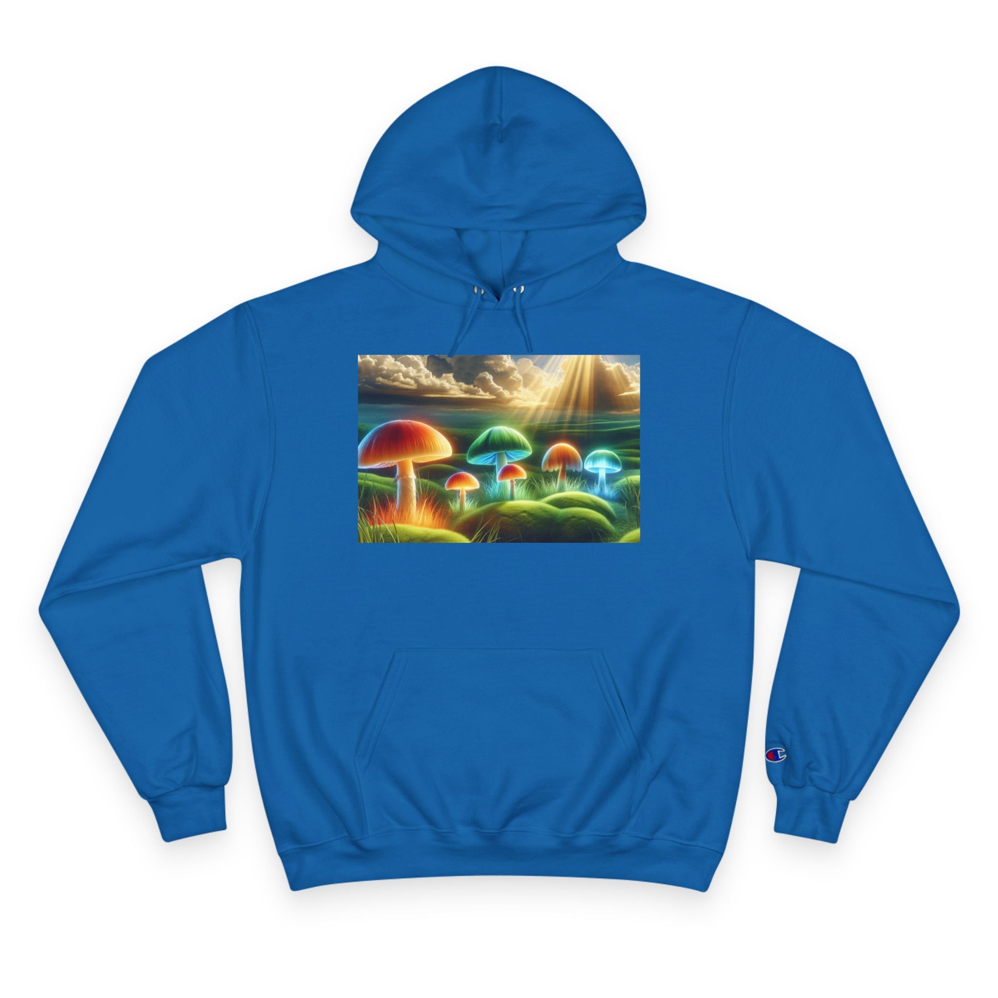 Mushroom Art Champion Hoodie