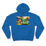 Mushroom Art Champion Hoodie