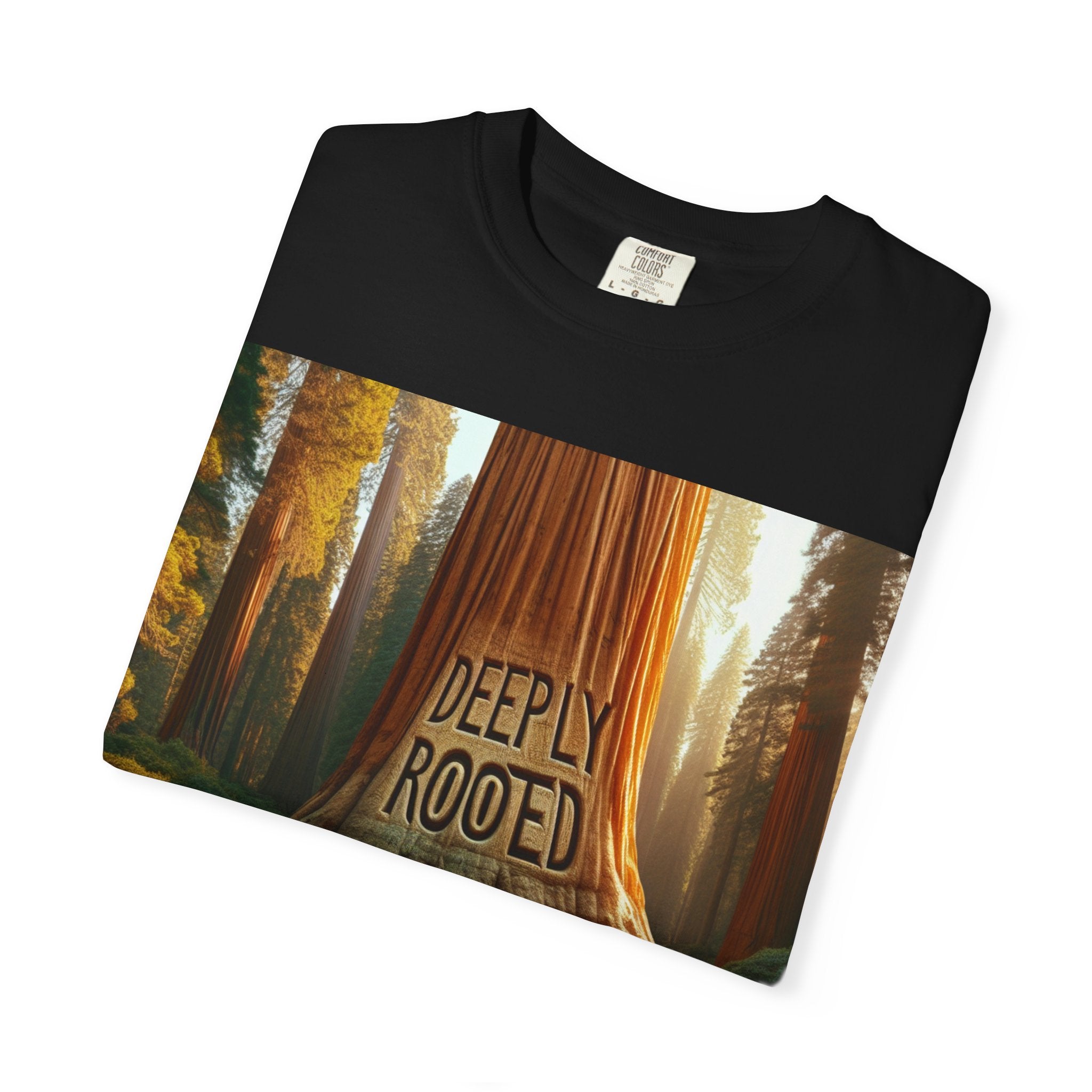Deeply Rooted Tee, Unisex T-shirt, Nature Lover Shirt, Vintage Style Apparel, Eco-Friendly Gift, Festival Wear