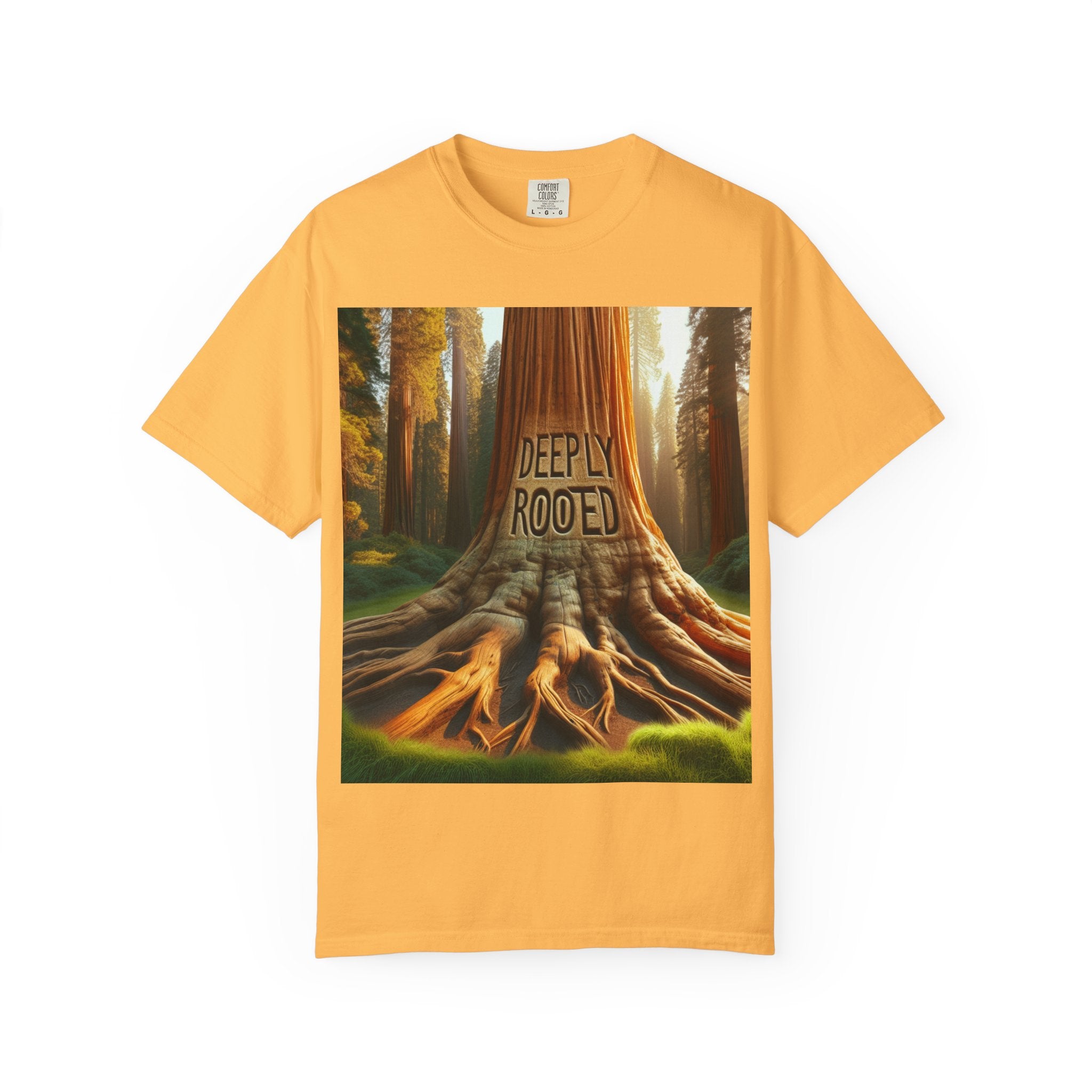 Deeply Rooted Tee, Unisex T-shirt, Nature Lover Shirt, Vintage Style Apparel, Eco-Friendly Gift, Festival Wear