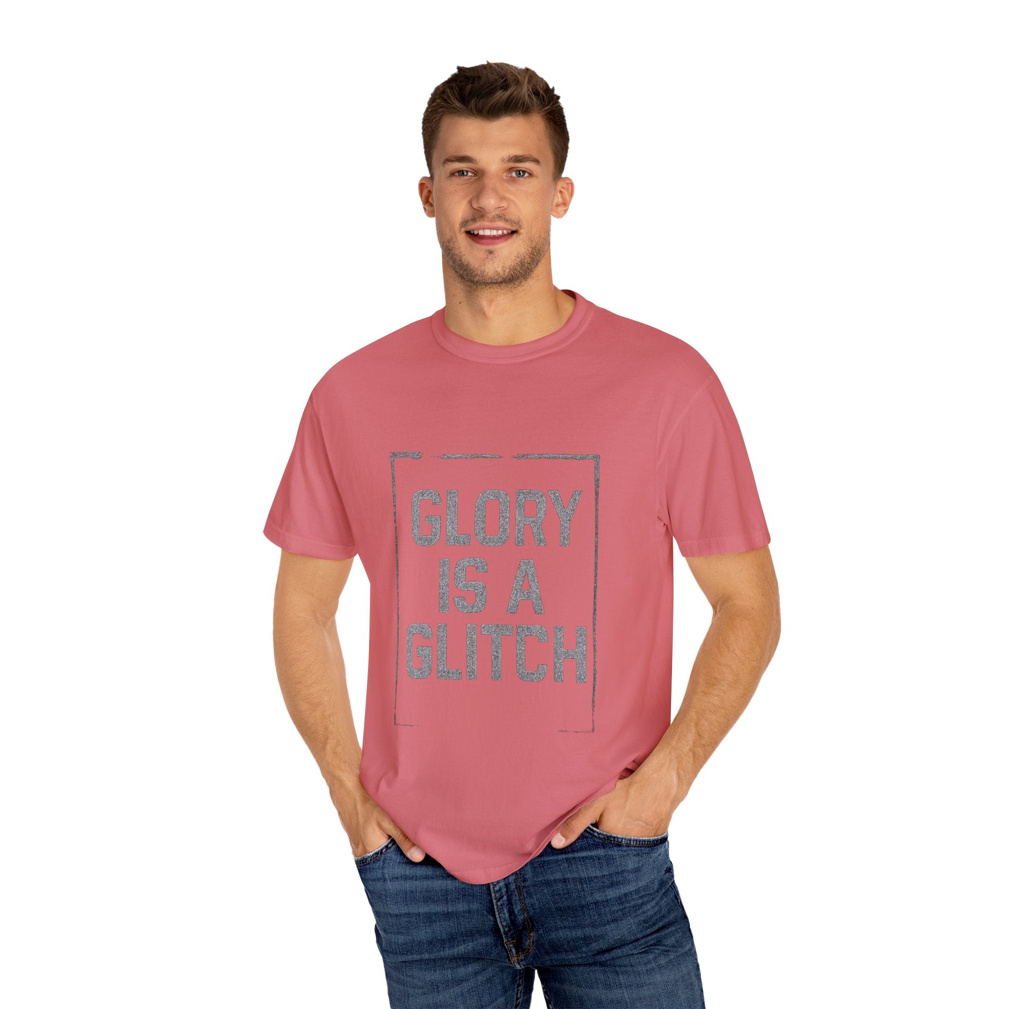 Glitch-Inspired Unisex T-shirt