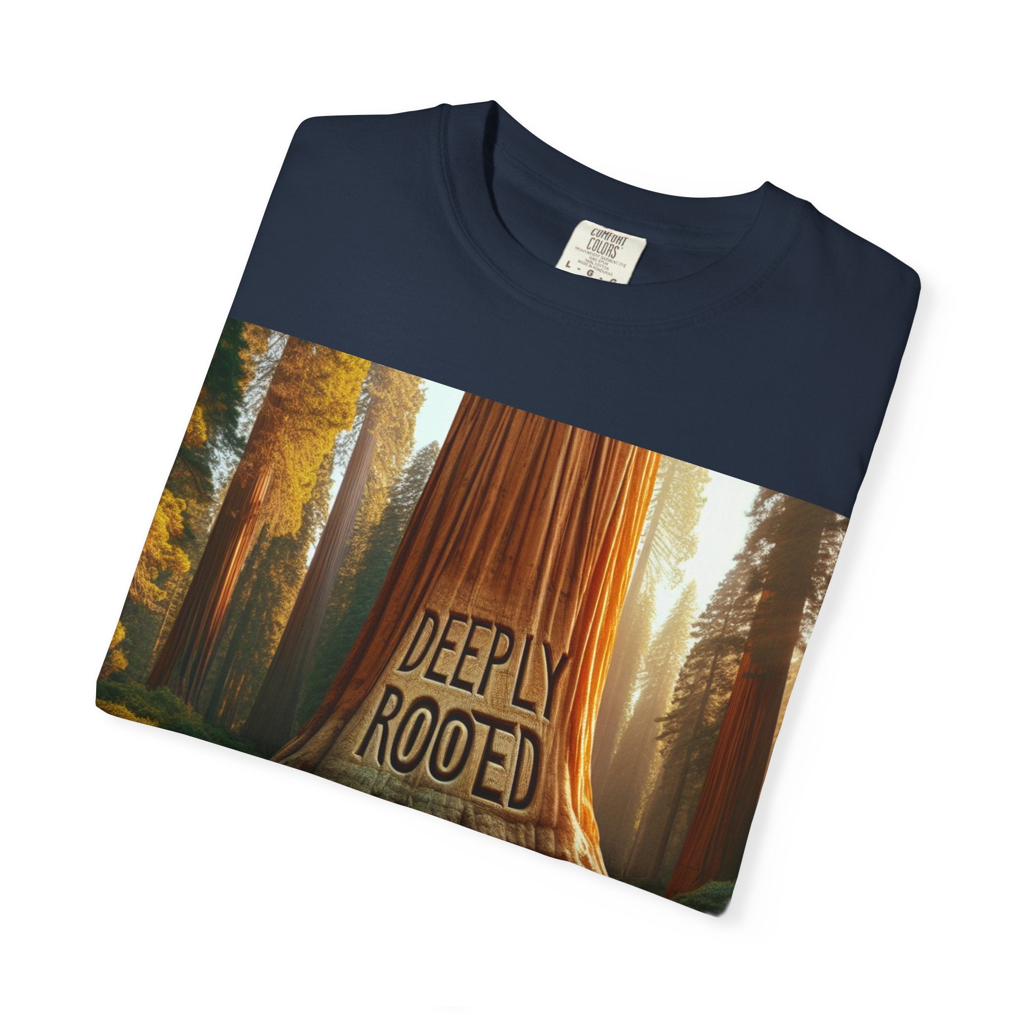 Deeply Rooted Tee, Unisex T-shirt, Nature Lover Shirt, Vintage Style Apparel, Eco-Friendly Gift, Festival Wear