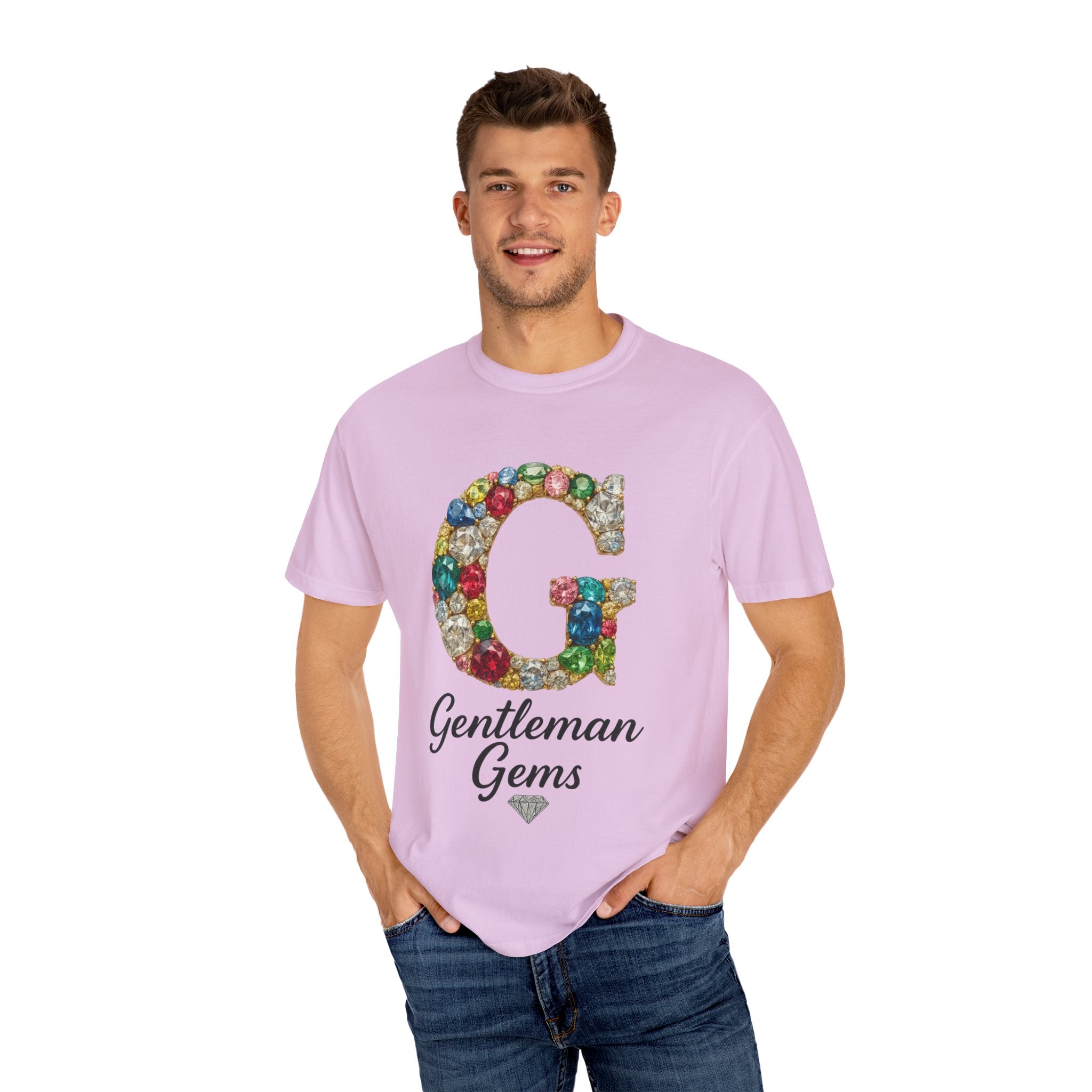 G Gem encrusted Gentleman Gem , Unisex Graphic Tee