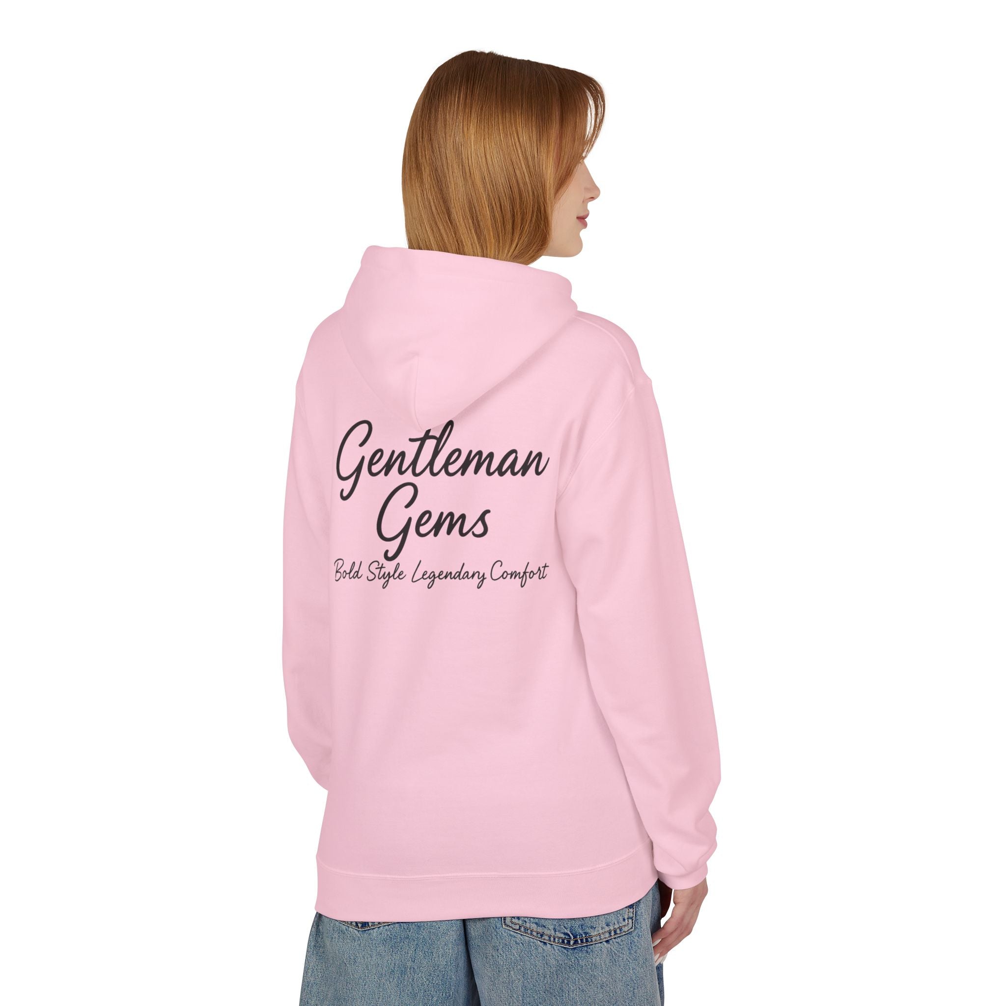 Gentleman Gems Logo Midweight Hoodie | Stylish Casual Wear | Great for Any Occasion