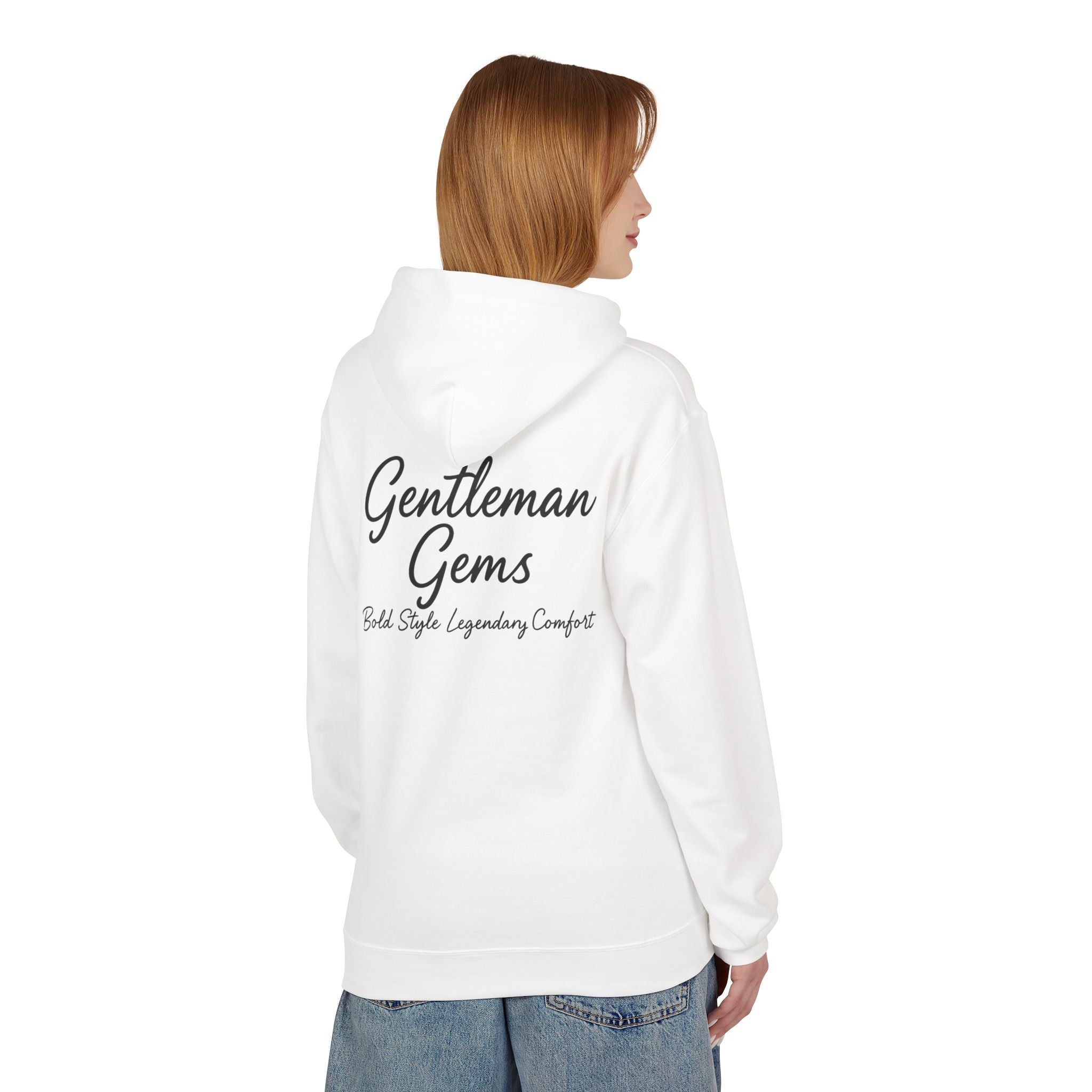 Gentleman Gems Logo Midweight Hoodie | Stylish Casual Wear | Great for Any Occasion