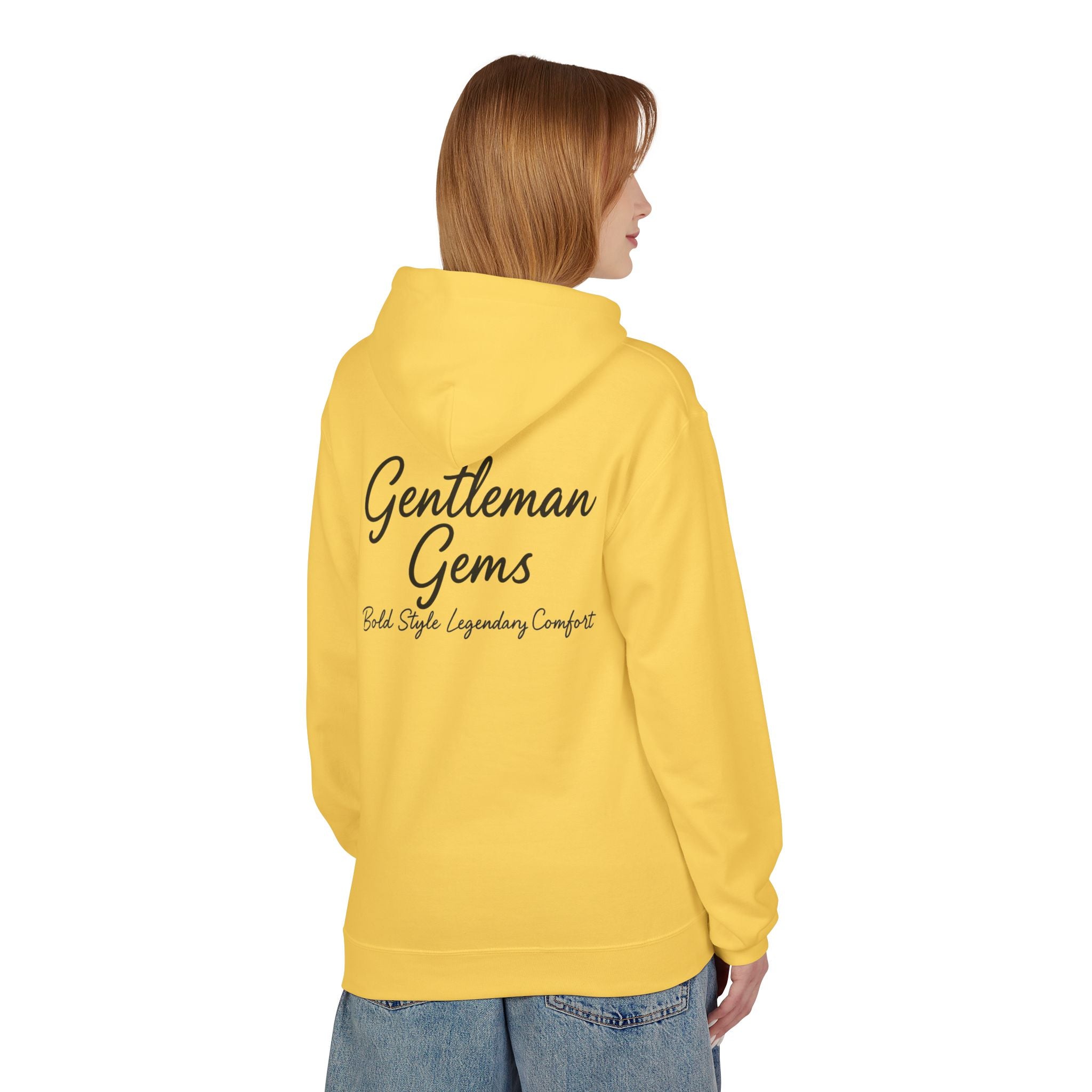 Gentleman Gems Logo Midweight Hoodie | Stylish Casual Wear | Great for Any Occasion