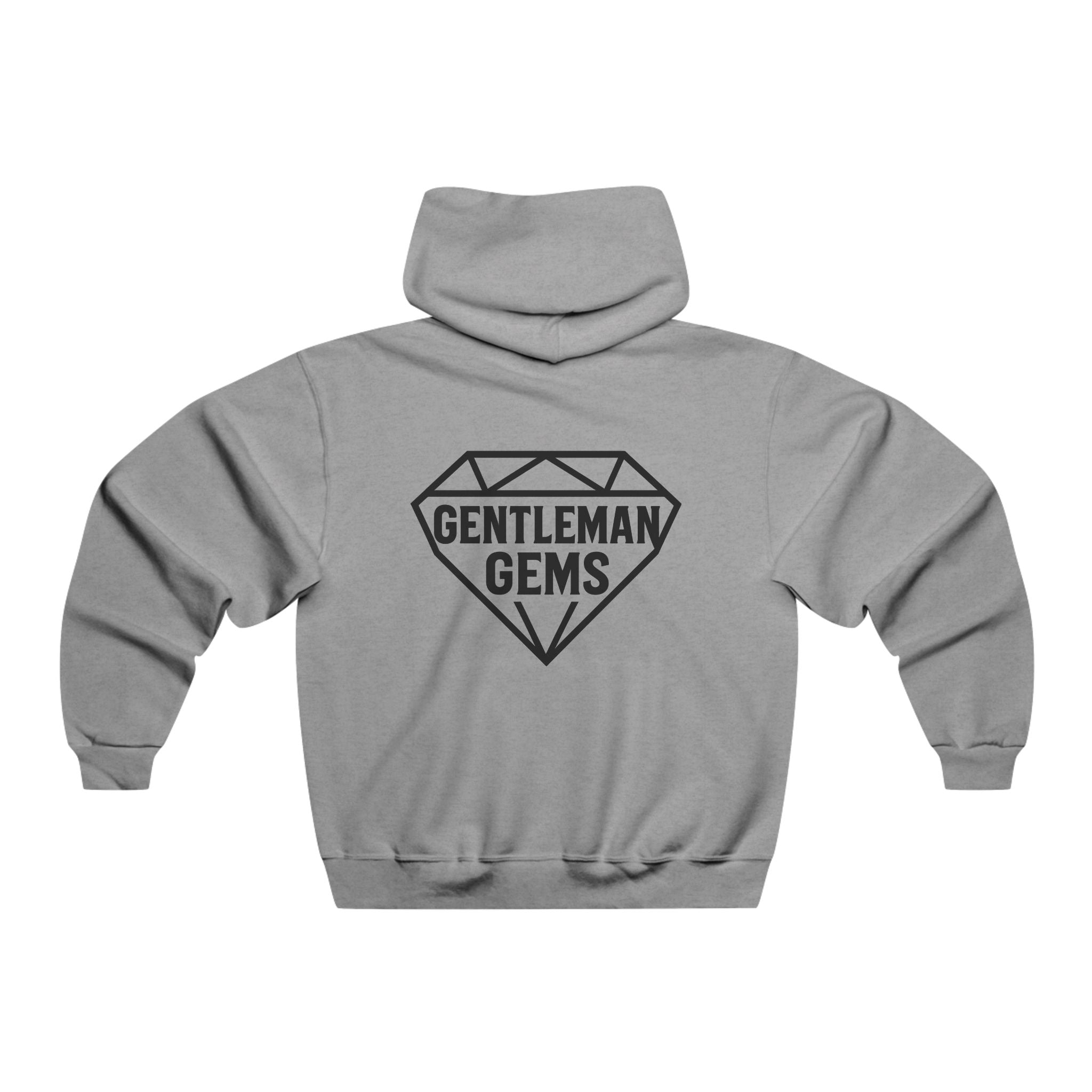 Gentleman Gems Hoodie, Stylish Sweatshirt for Men, Gift for Him, Casual Fashion, Perfect for Birthdays, Relaxed Fit, Winter Layering