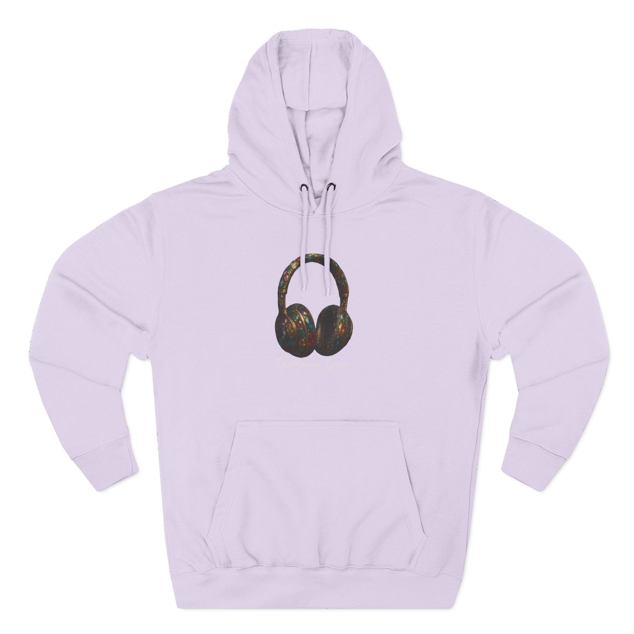Gem Beats Hoodie with Headphone Design, Perfect for Music Lovers, Casual Wear, Gifts for Him/Her