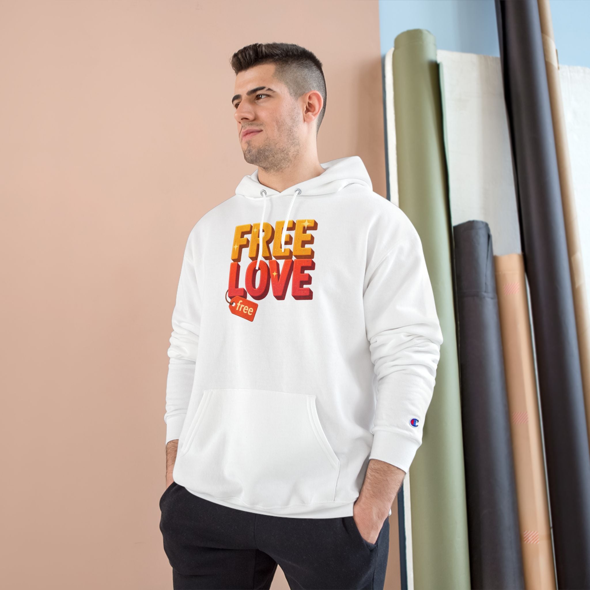 Free Love   Champion Hoodie