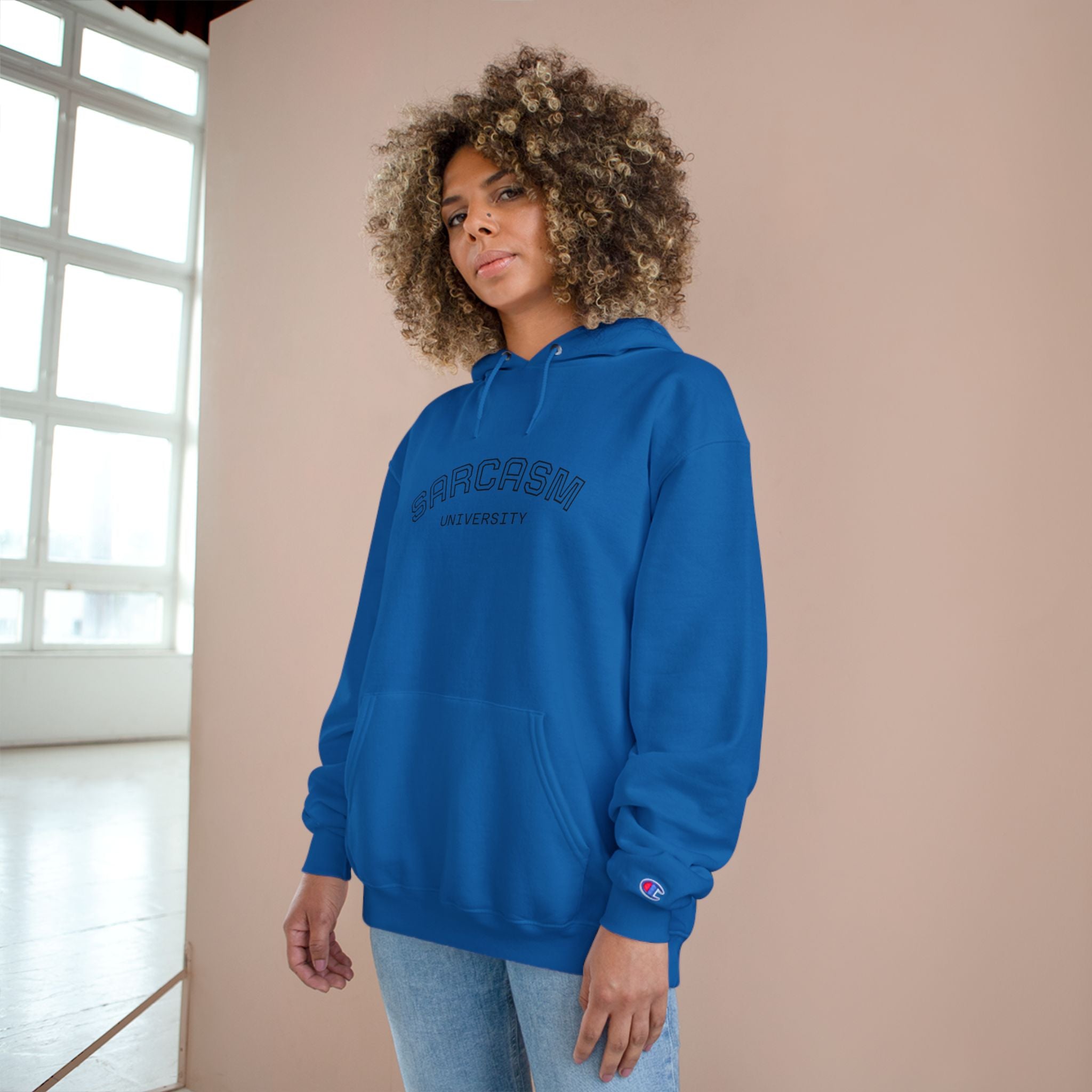 Sarcasm University  Champion Hoodie