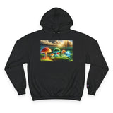 GEM Mushroom Art Champion Hoodie