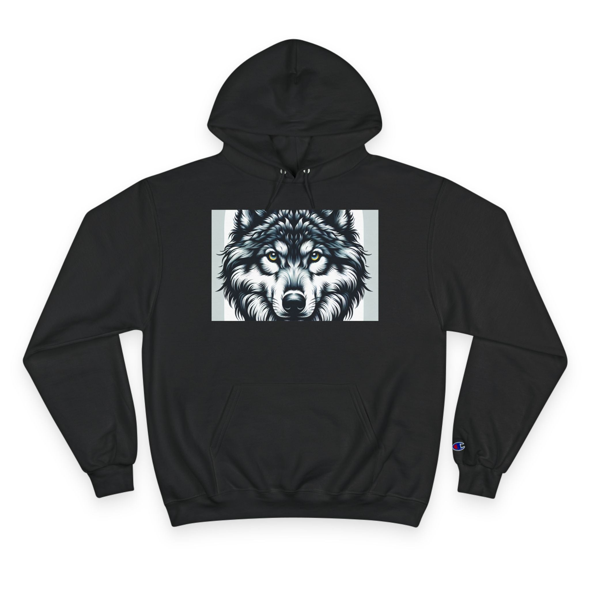 Wolf Graphic Champion Hoodie