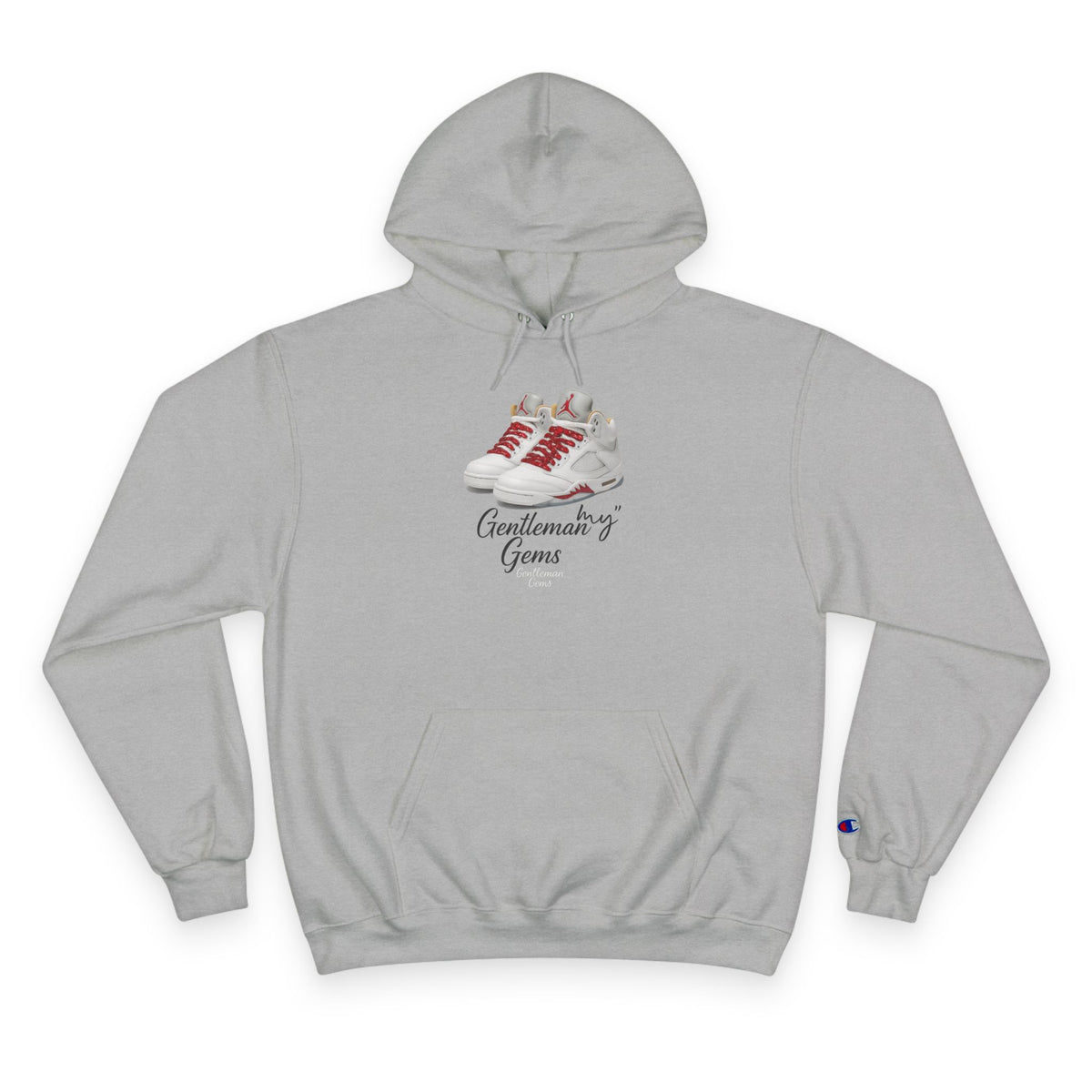 White "Ruby" Js Gem -  Champion Hoodie