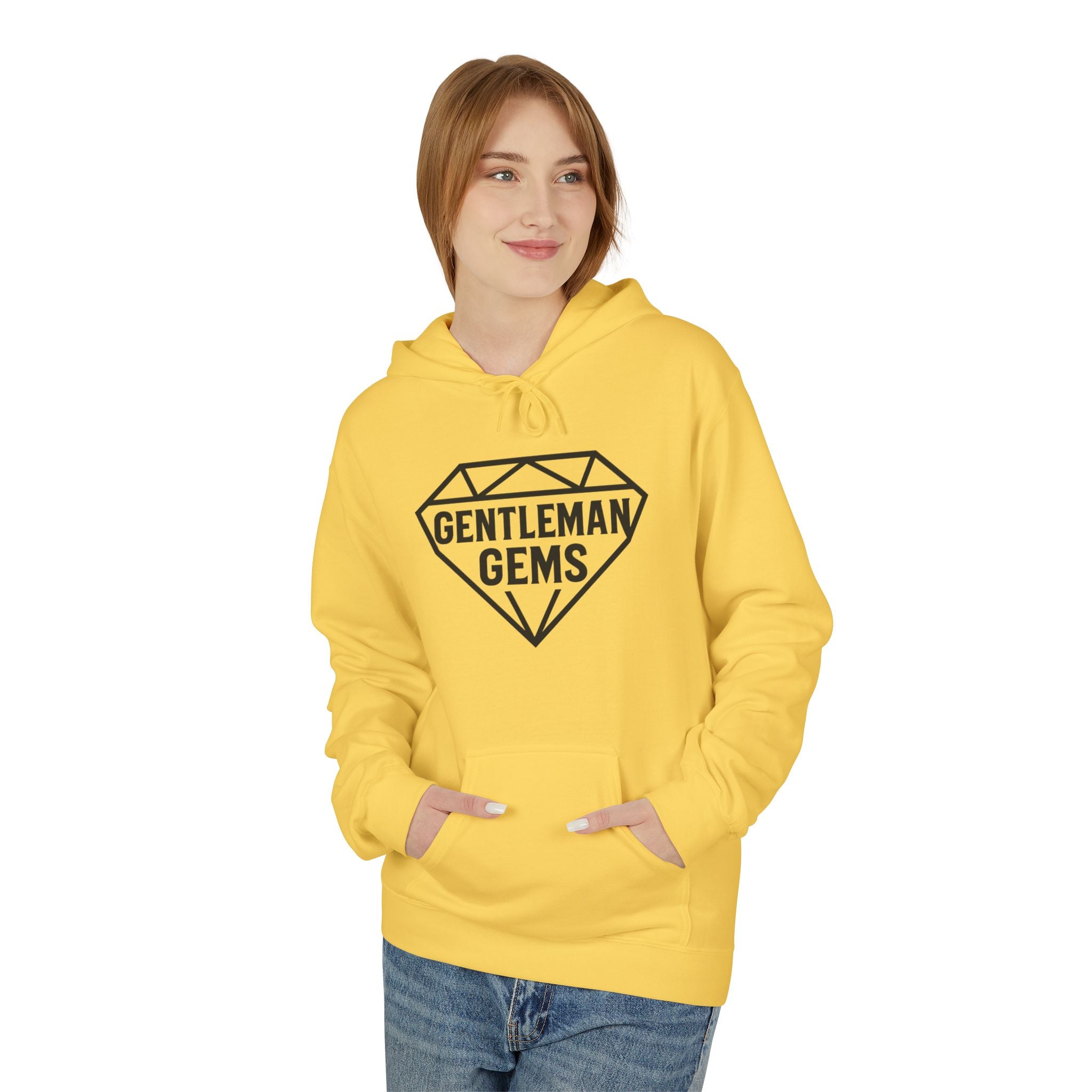 Gentleman Gems Logo Midweight Hoodie | Stylish Casual Wear | Great for Any Occasion