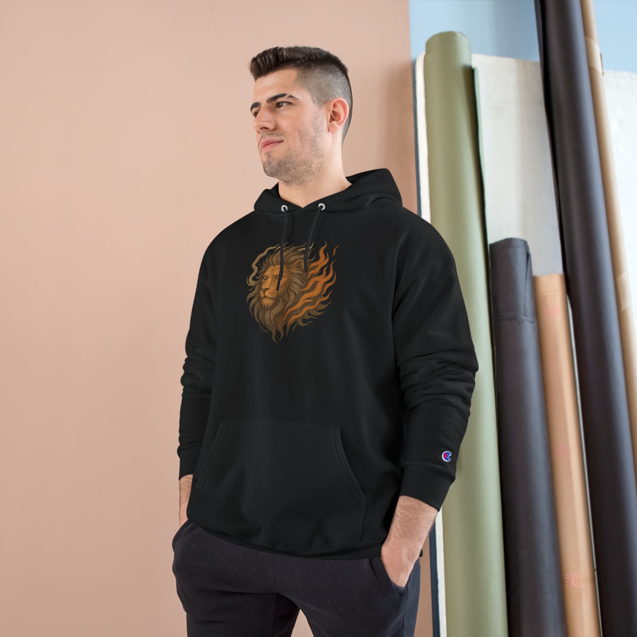 Fierce Lion Champion Hoodie