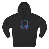 Gem Beats Colors Hoodie with Headphones Graphic, Gift for Music Lovers, Unisex Hoodie, Trendy Streetwear