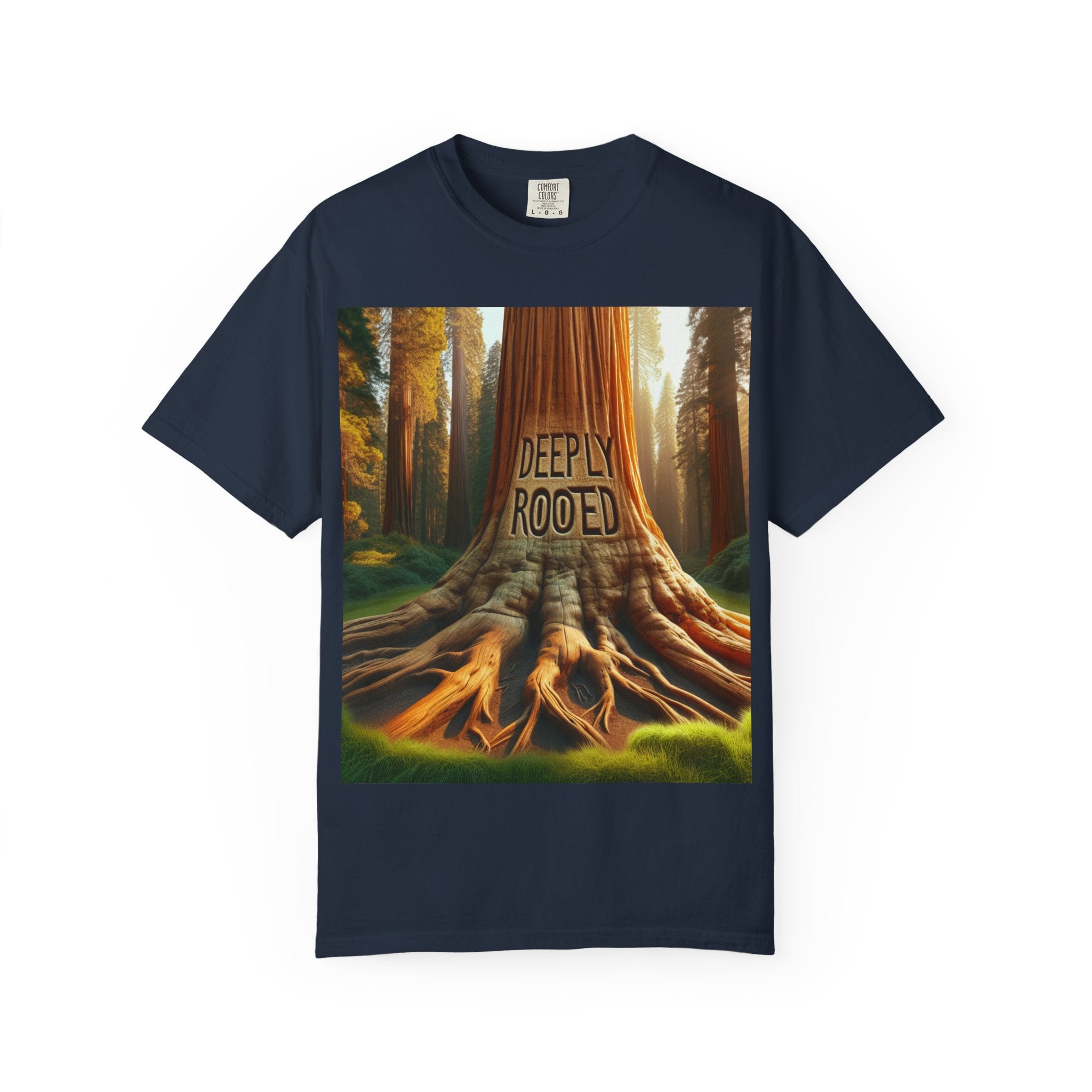 Deeply Rooted Tee, Unisex T-shirt, Nature Lover Shirt, Vintage Style Apparel, Eco-Friendly Gift, Festival Wear