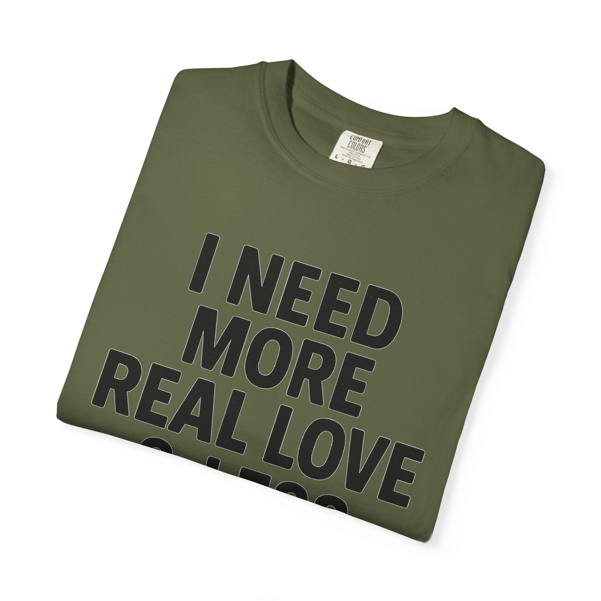 Real Love Less Fake Laughs Floral Tee