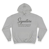 Cursive - Signature Gen X - Champion Hoodie - we are not the same