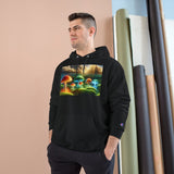 Mushroom Art Champion Hoodie