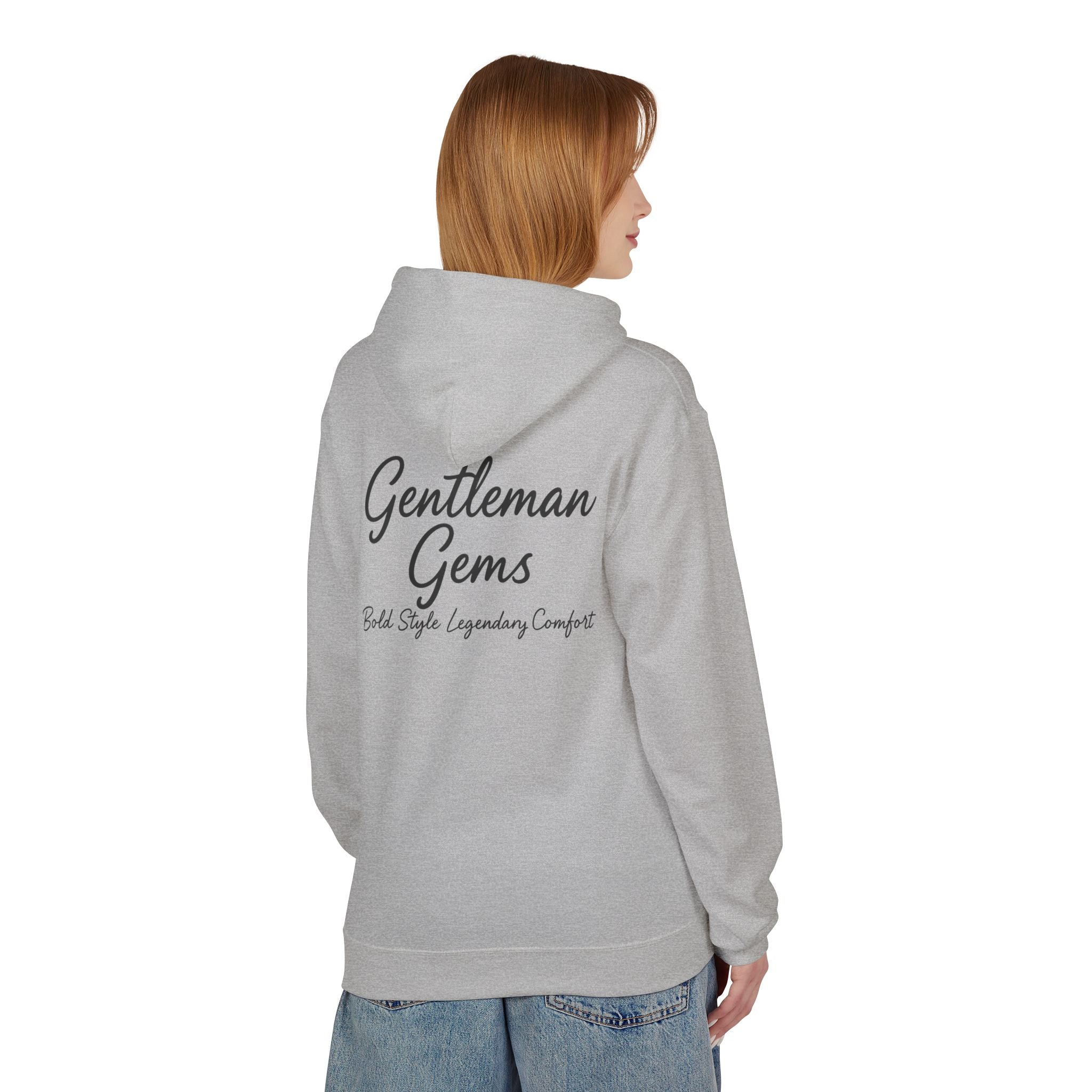 Gentleman Gems Logo Midweight Hoodie | Stylish Casual Wear | Great for Any Occasion