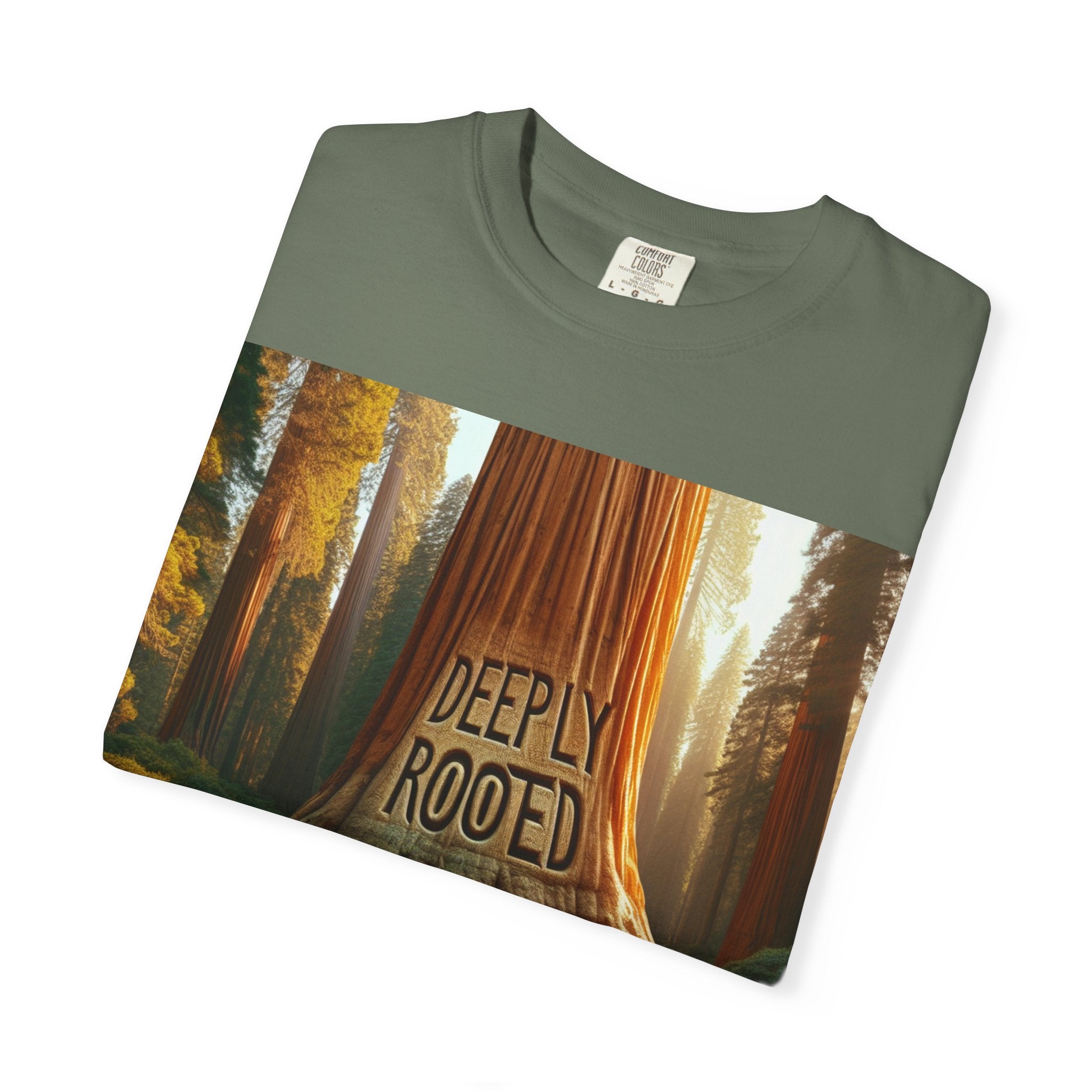 Deeply Rooted Tee, Unisex T-shirt, Nature Lover Shirt, Vintage Style Apparel, Eco-Friendly Gift, Festival Wear
