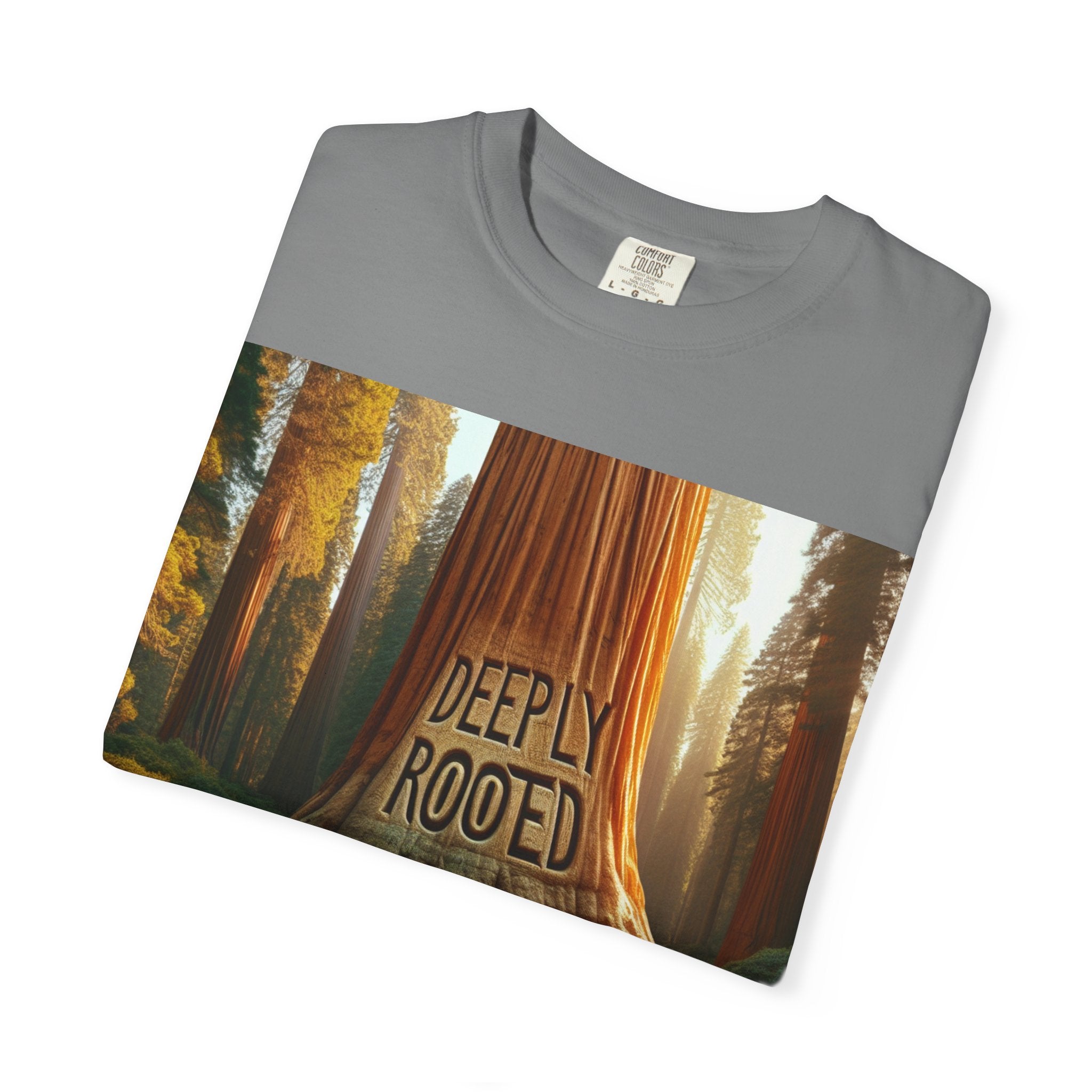 Deeply Rooted Tee, Unisex T-shirt, Nature Lover Shirt, Vintage Style Apparel, Eco-Friendly Gift, Festival Wear