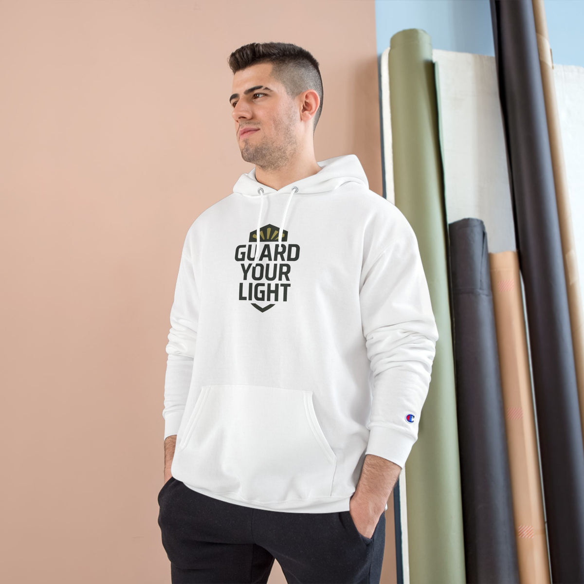Guard Your Light Champion Hoodie