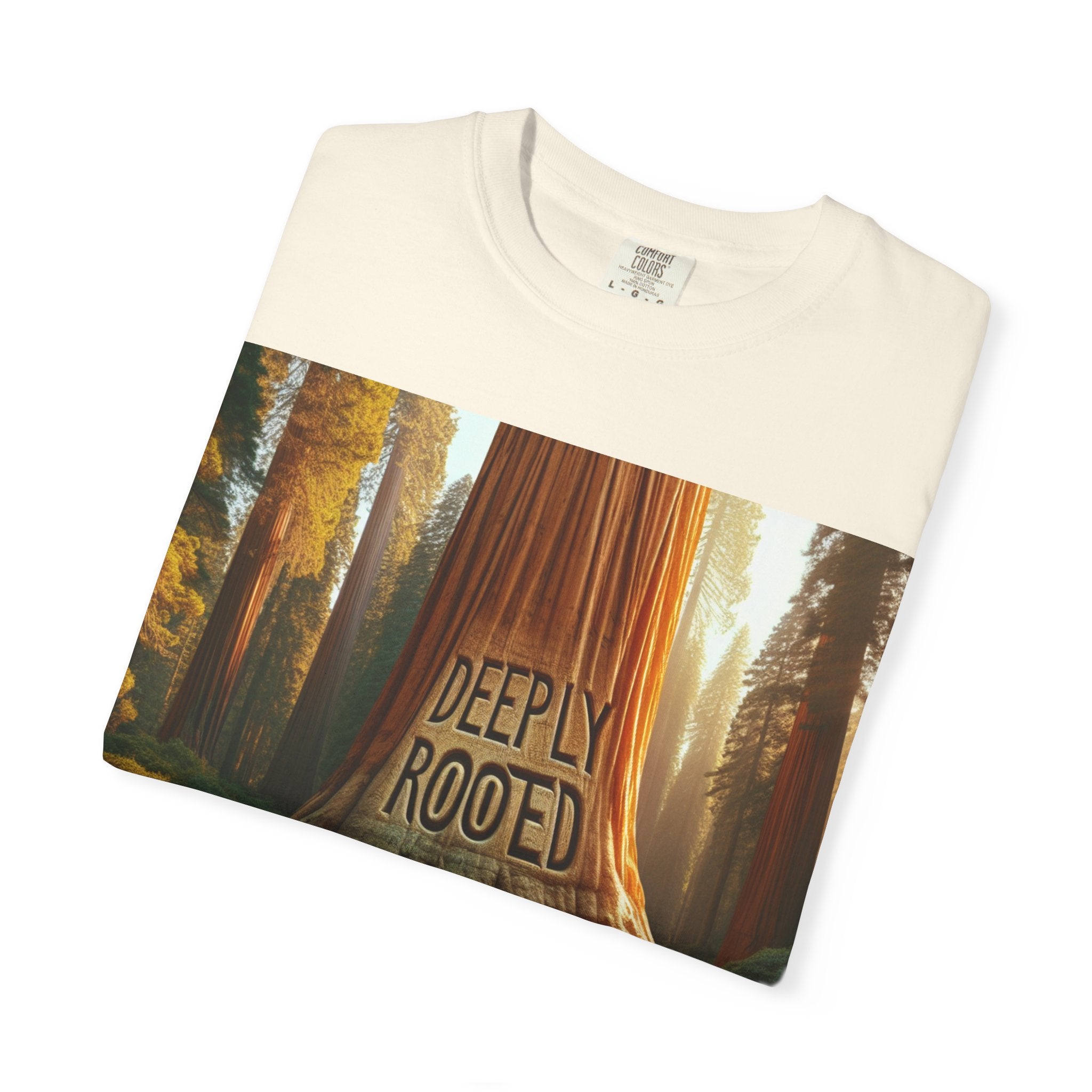 Deeply Rooted Tee, Unisex T-shirt, Nature Lover Shirt, Vintage Style Apparel, Eco-Friendly Gift, Festival Wear