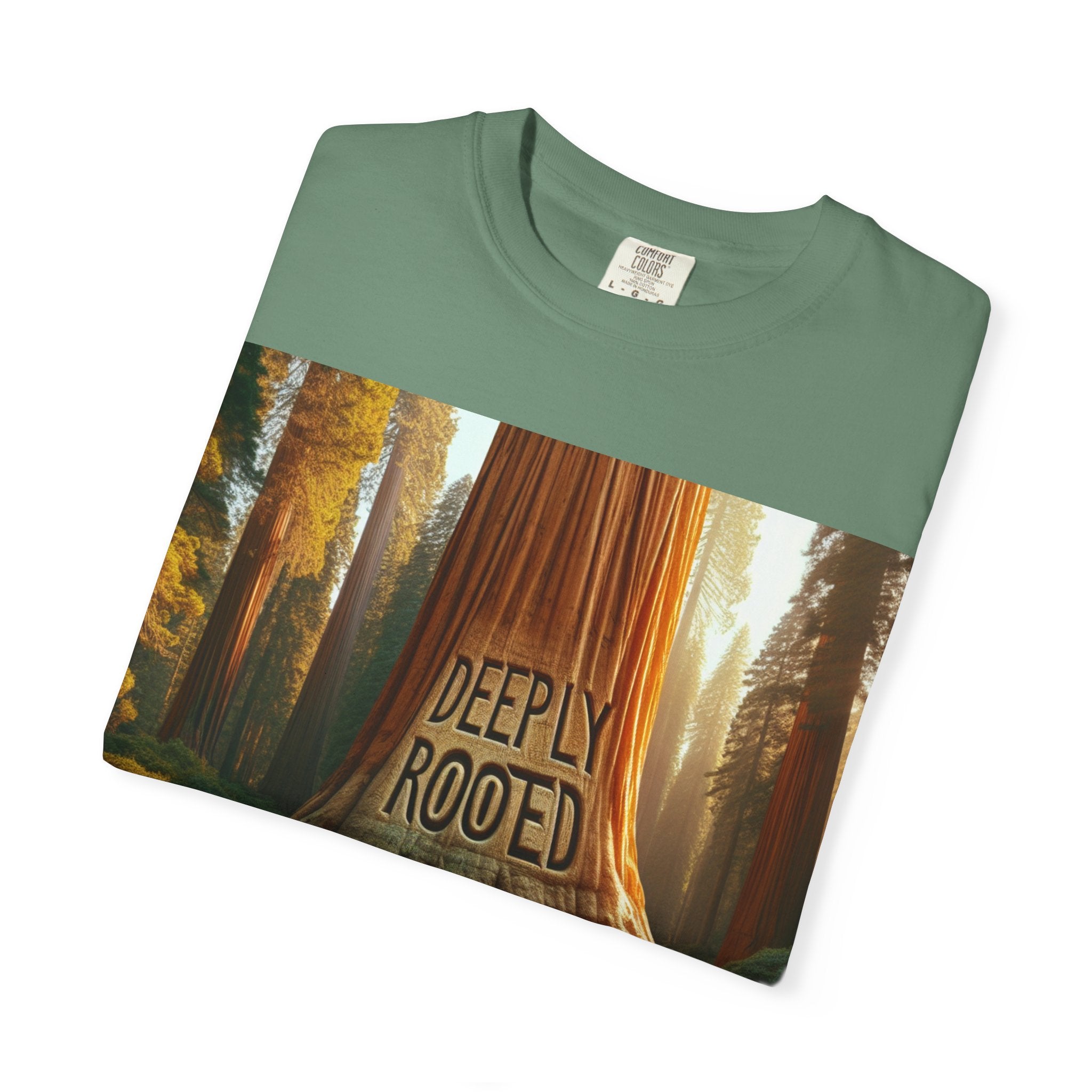 Deeply Rooted Tee, Unisex T-shirt, Nature Lover Shirt, Vintage Style Apparel, Eco-Friendly Gift, Festival Wear