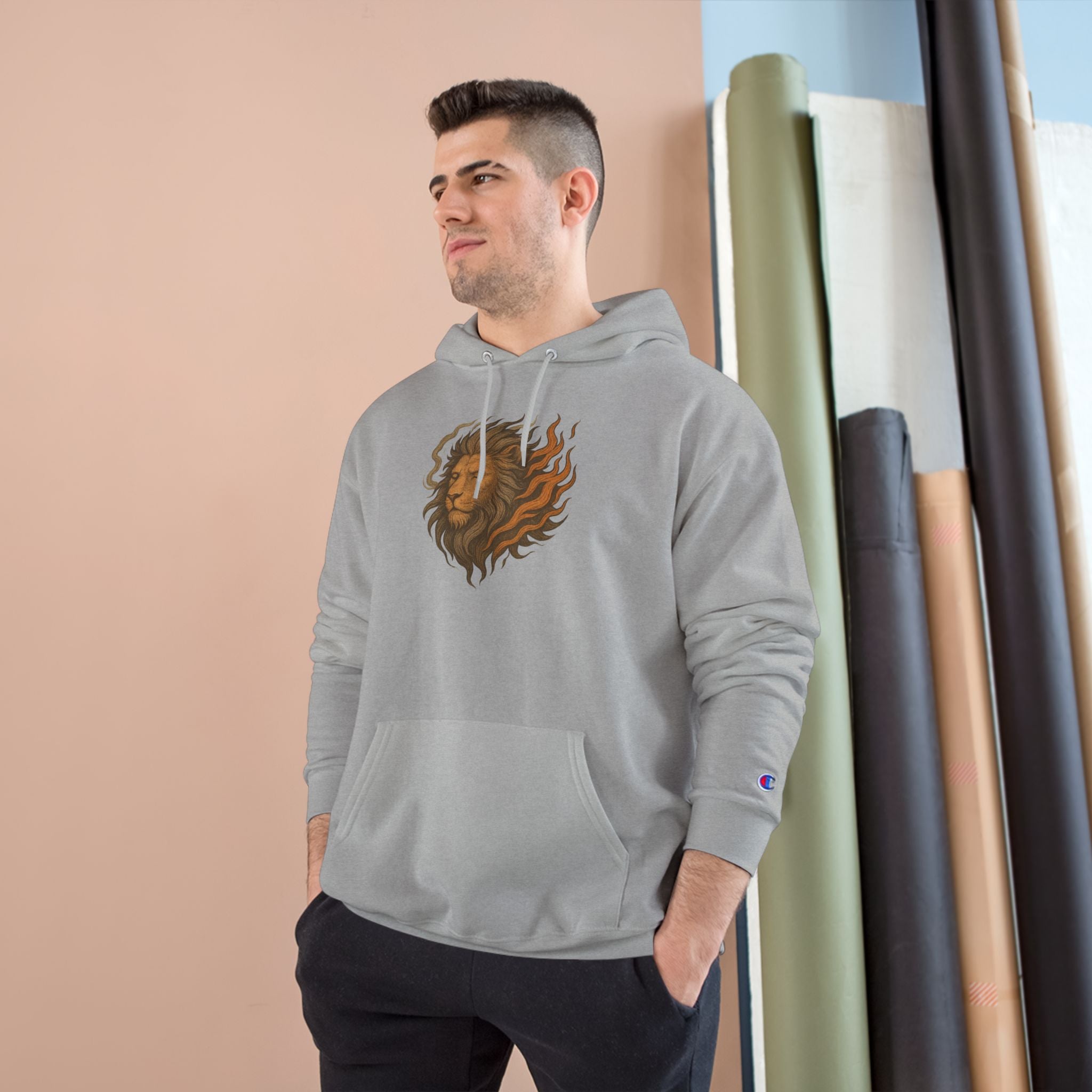 Fierce Lion Champion Hoodie