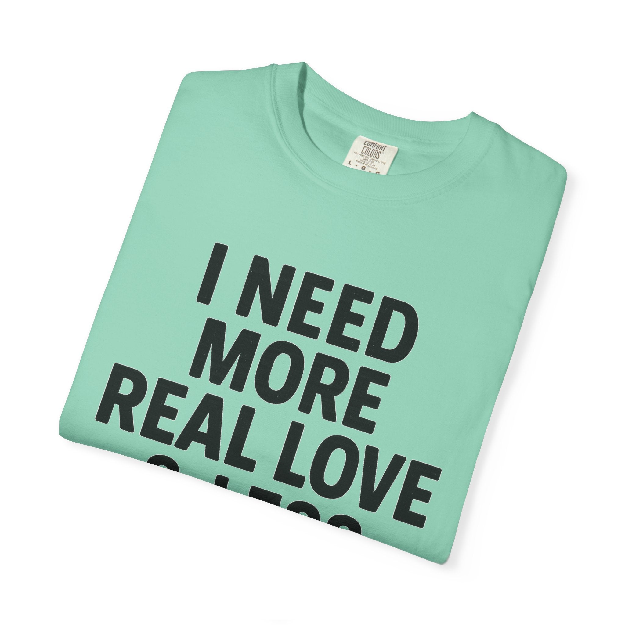 Real Love Less Fake Laughs Floral Tee